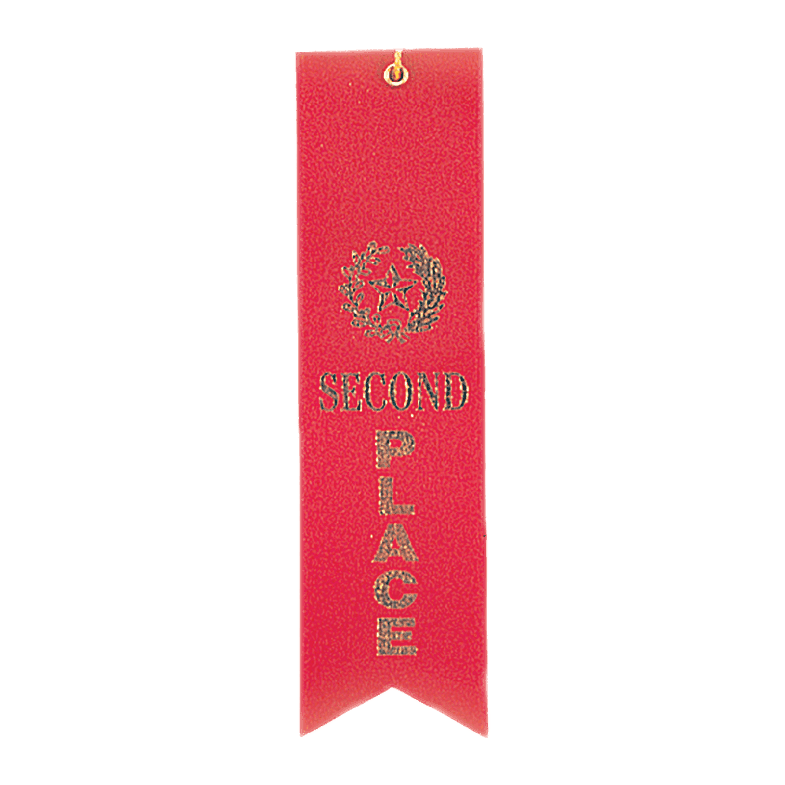2nd Place Carded Ribbon with String