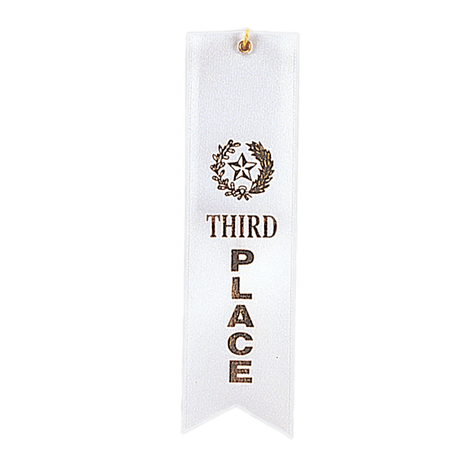 3rd Place Carded Ribbon with String