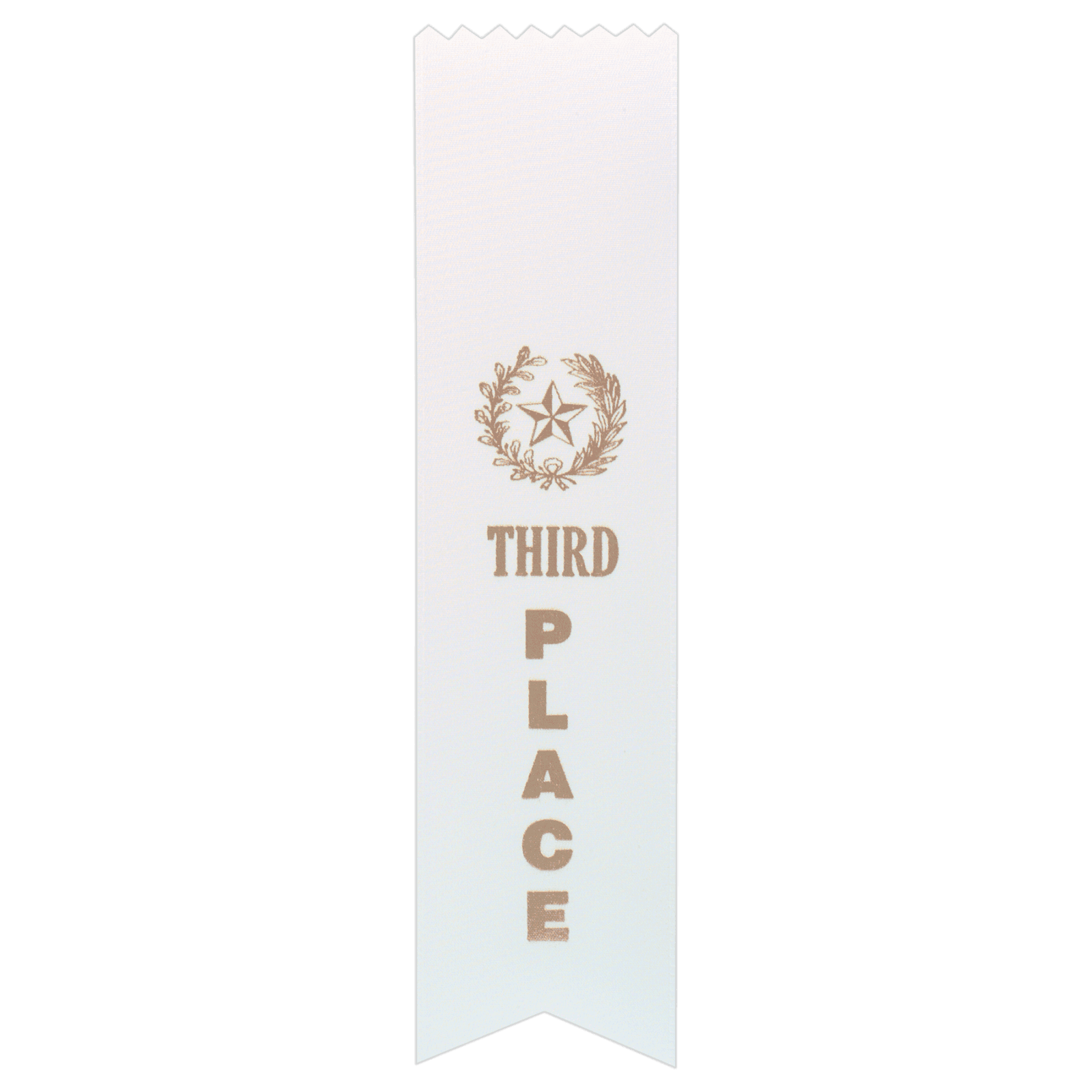 3rd Place Pinked Ribbon