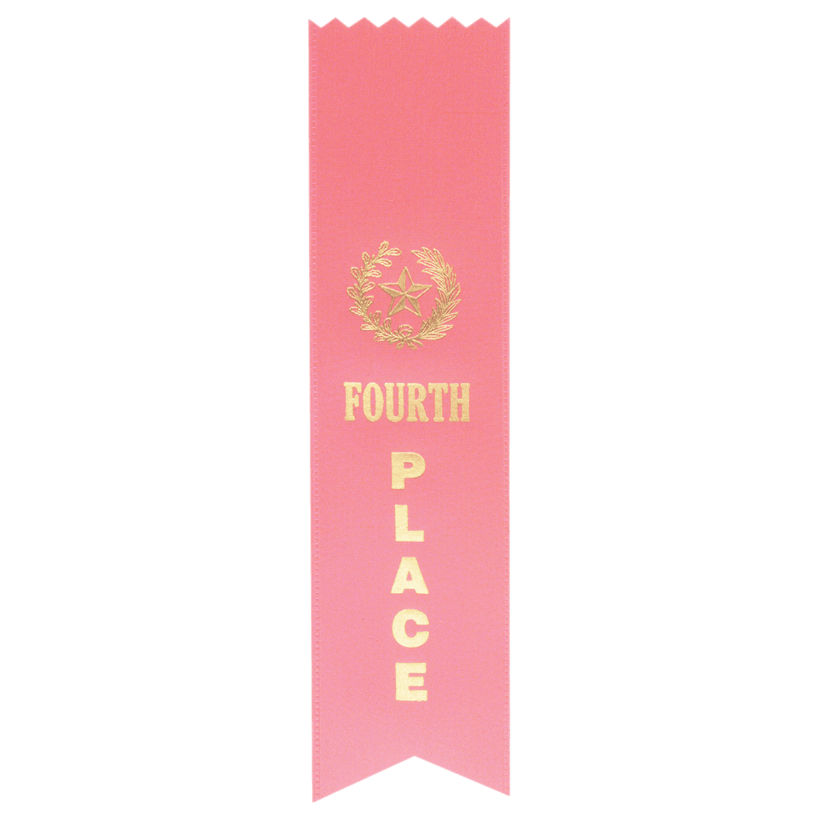 4th Place Pinked Ribbon
