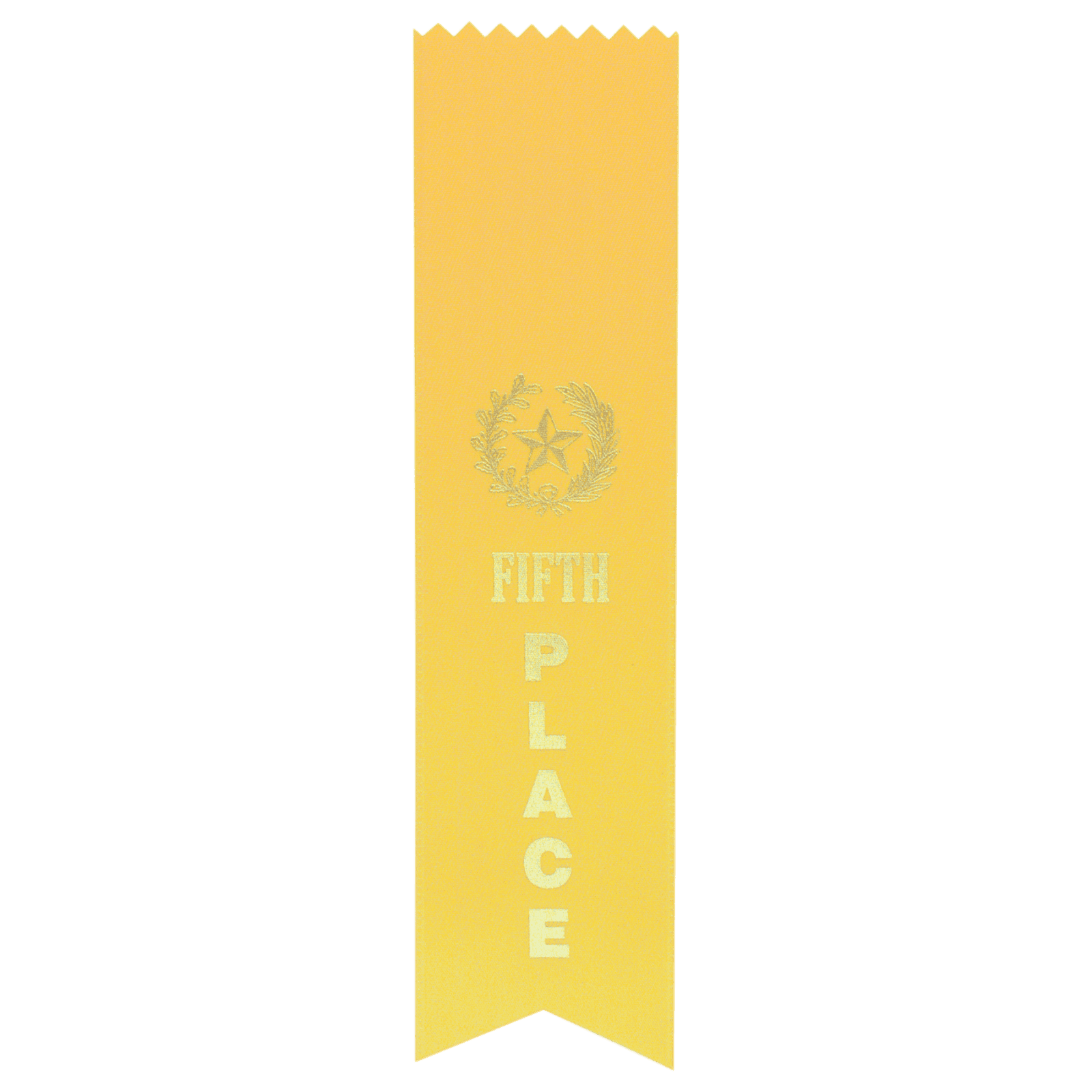 5th Place Pinked Ribbon