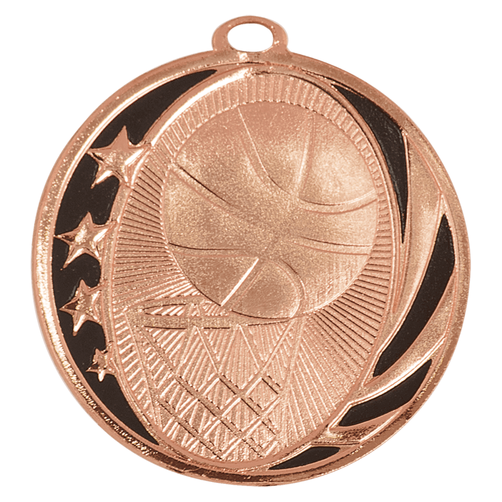 Basketball MidNite Star Medal-Bronze