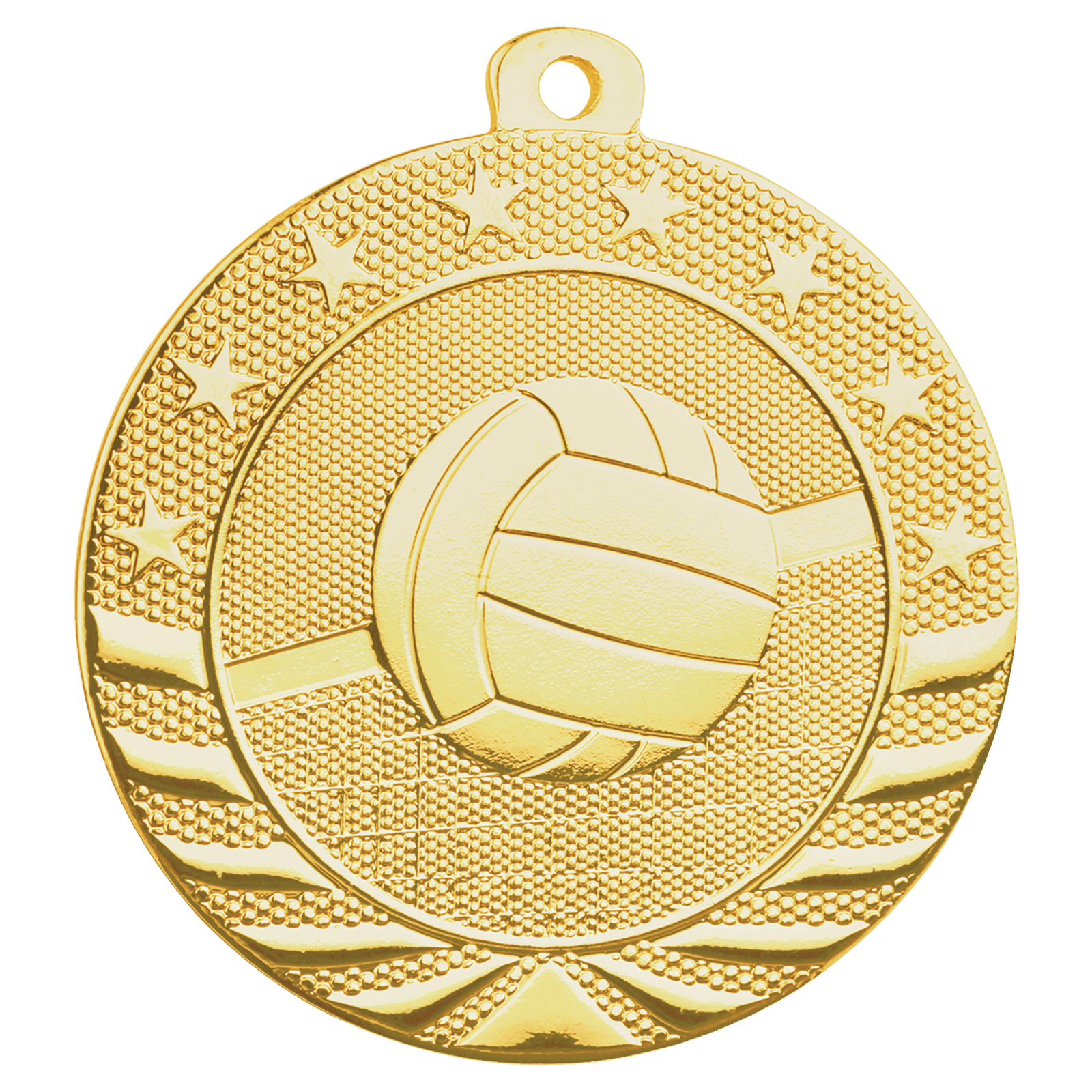 Volleyball Starbrite Medal-Gold