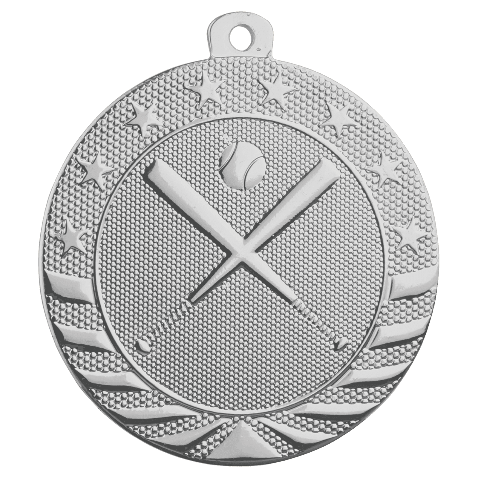 Baseball/Softball Starbrite Medal-Silver