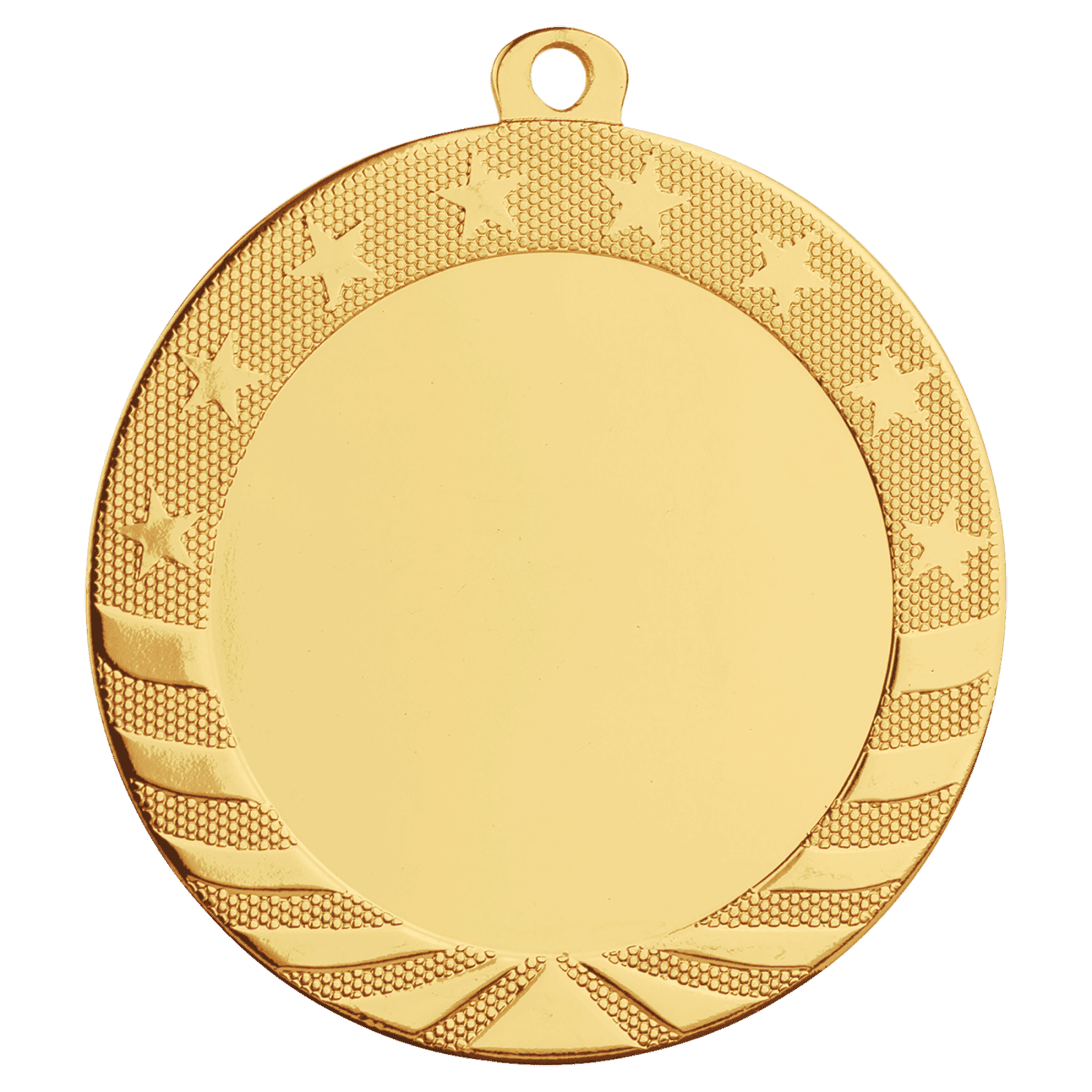 Starbrite 2" Insert Holder Medal-Bright Gold (Insert Not Included)
