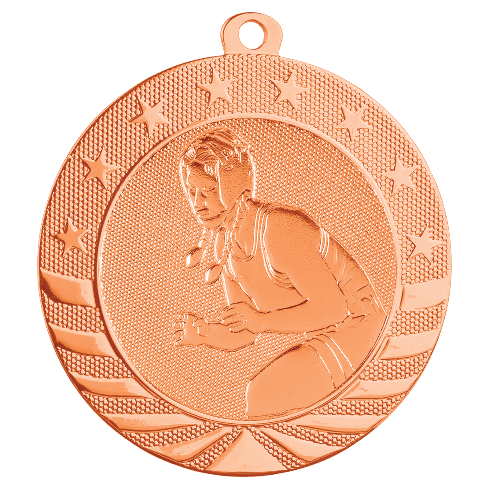 Female Wrestling Starbrite Medal-Bronze