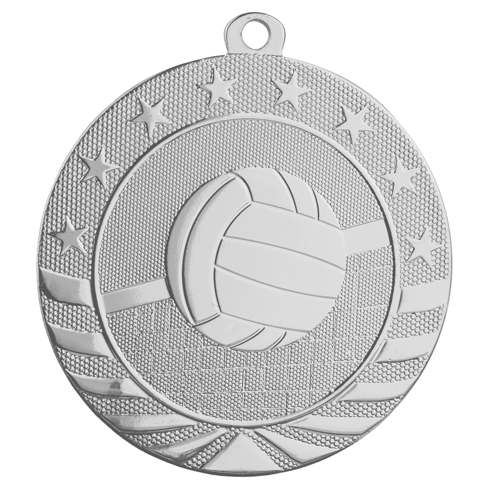 Volleyball Starbrite Medal-Silver