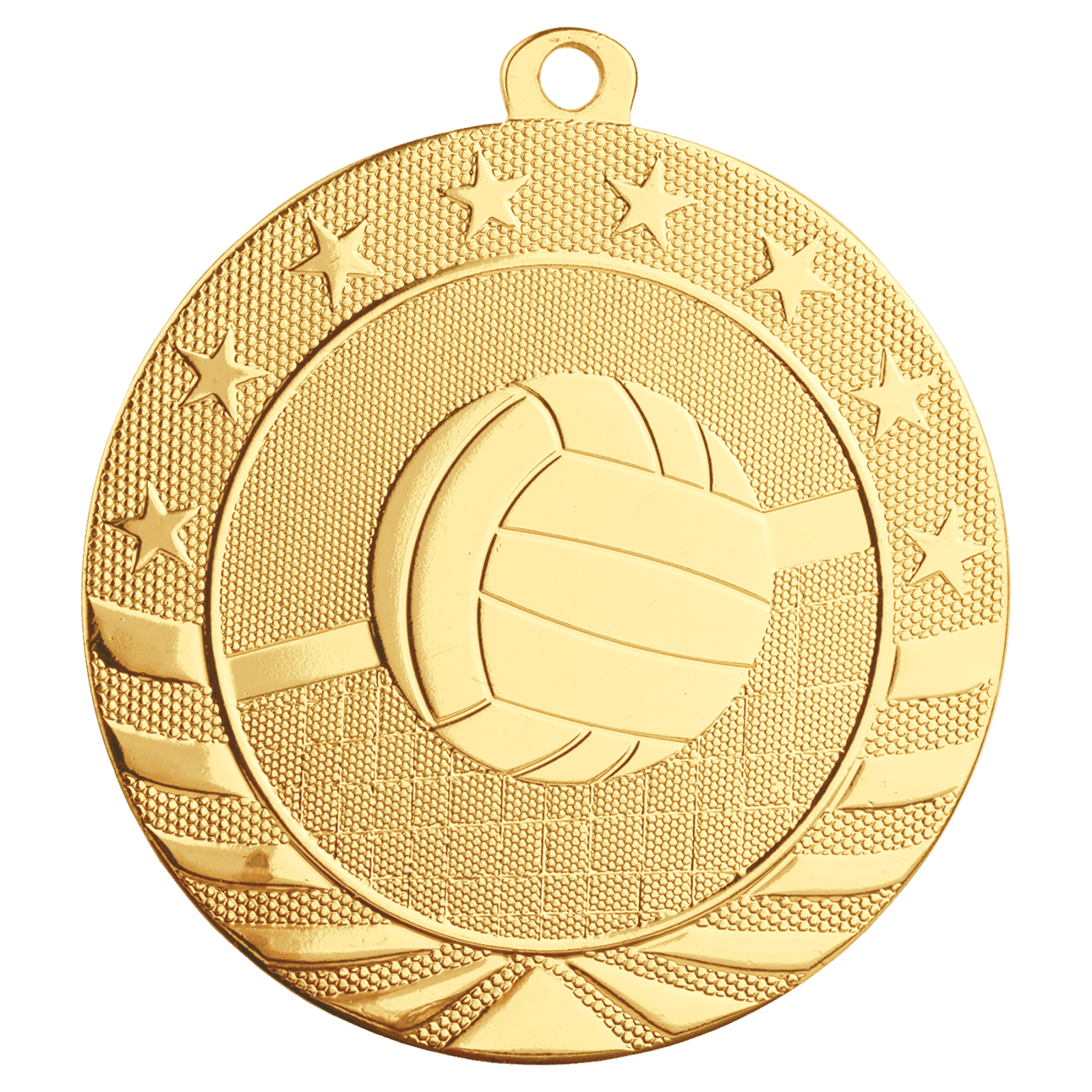 Volleyball Starbrite Medal-Gold