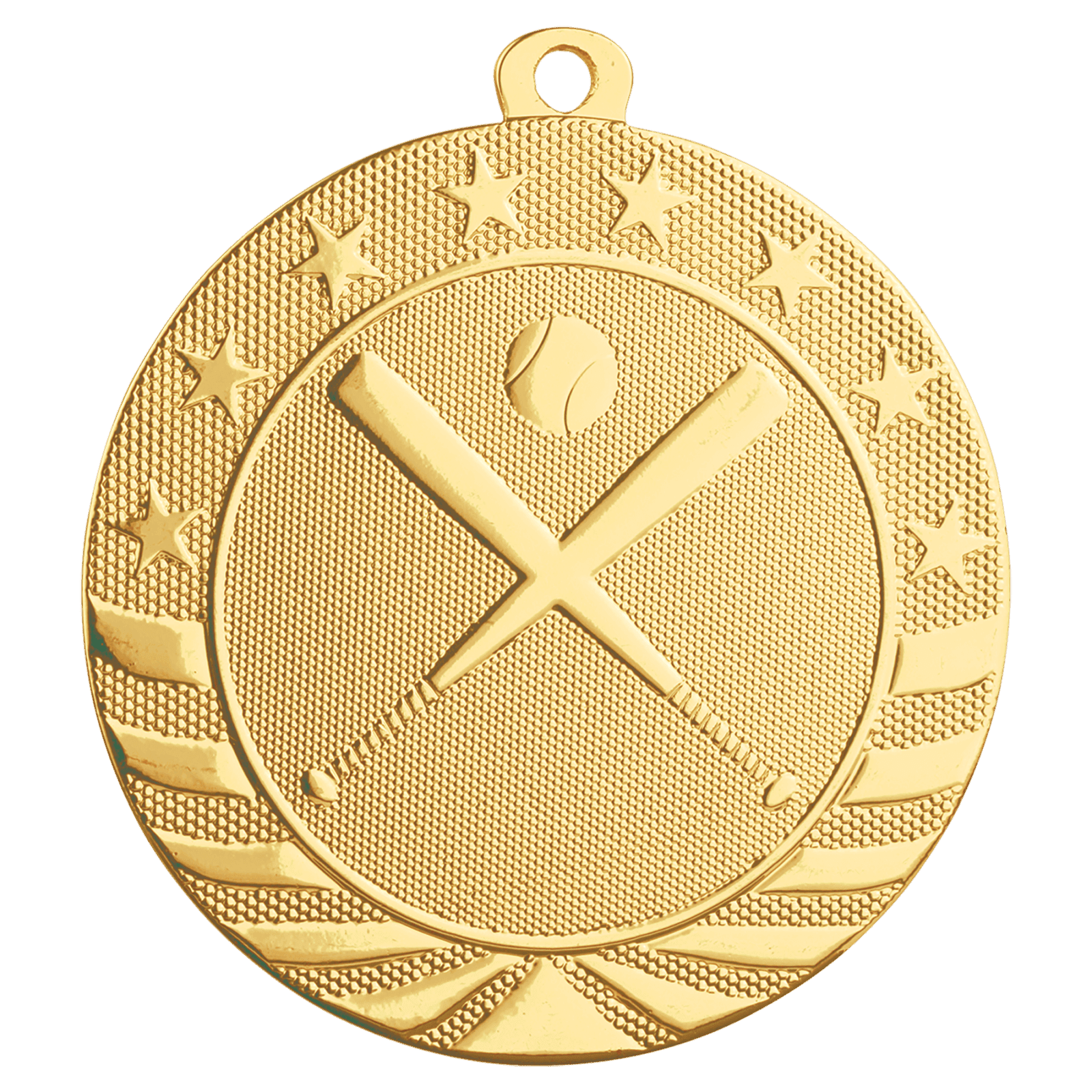 Baseball/Softball Starbrite Medal-Gold