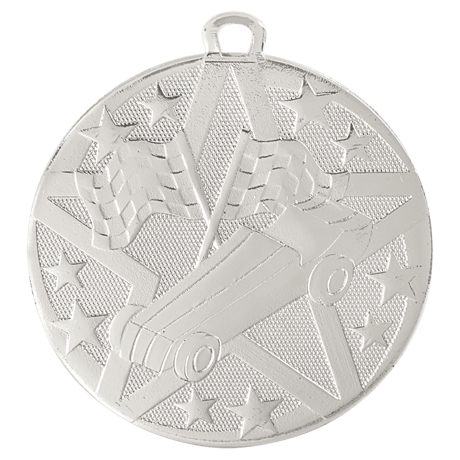 Pinewood Derby Superstar Medal-Silver