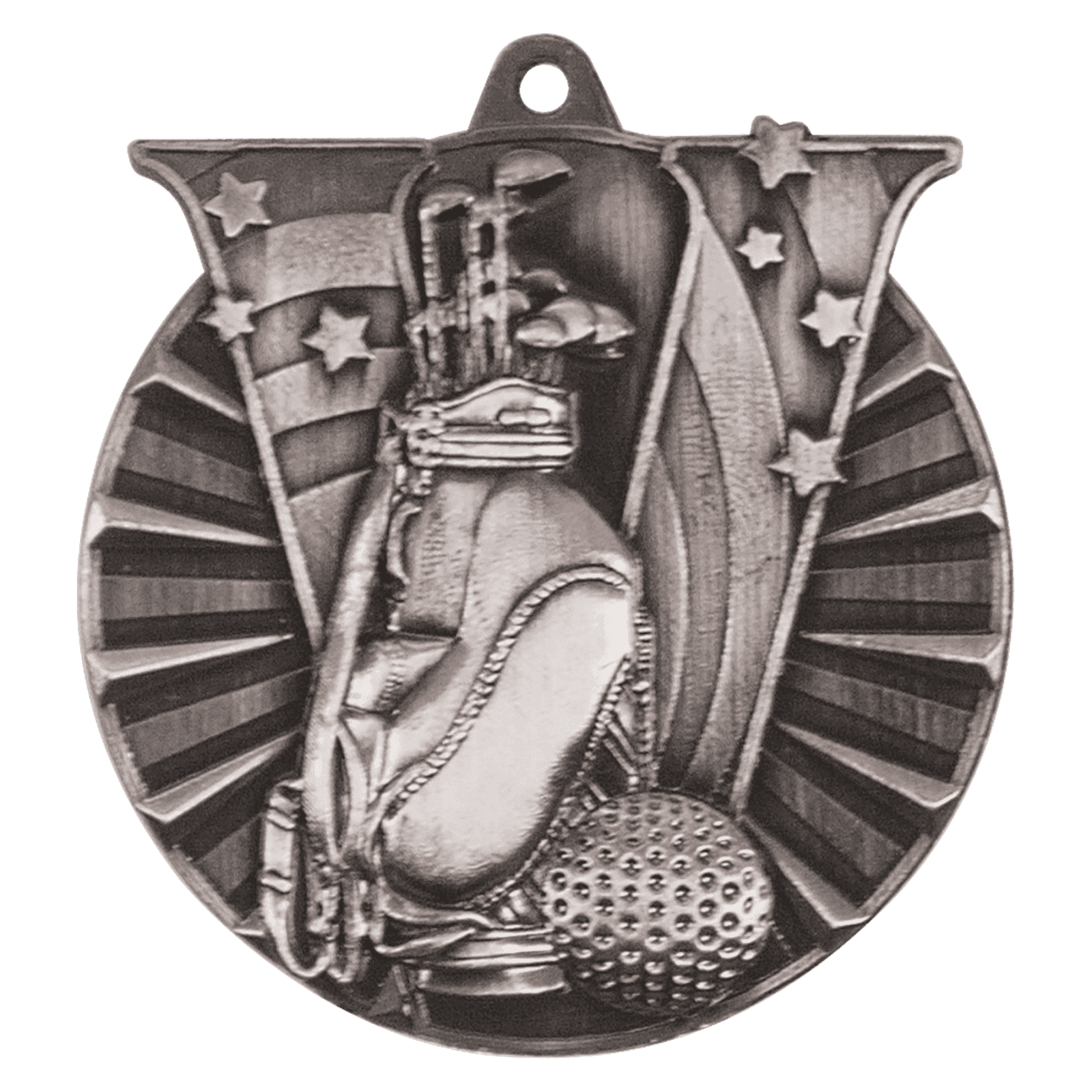 Golf Victory Medal-Silver