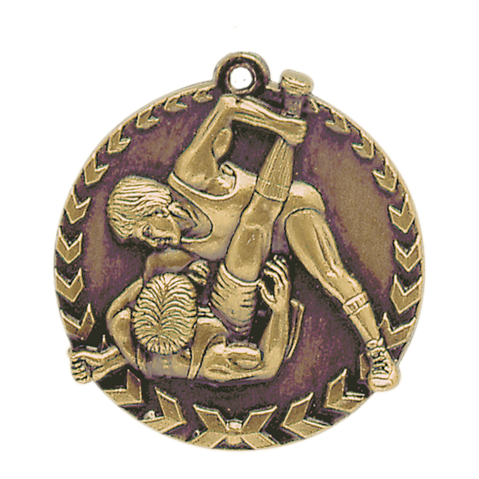 Wrestling Millennium Medal-Gold