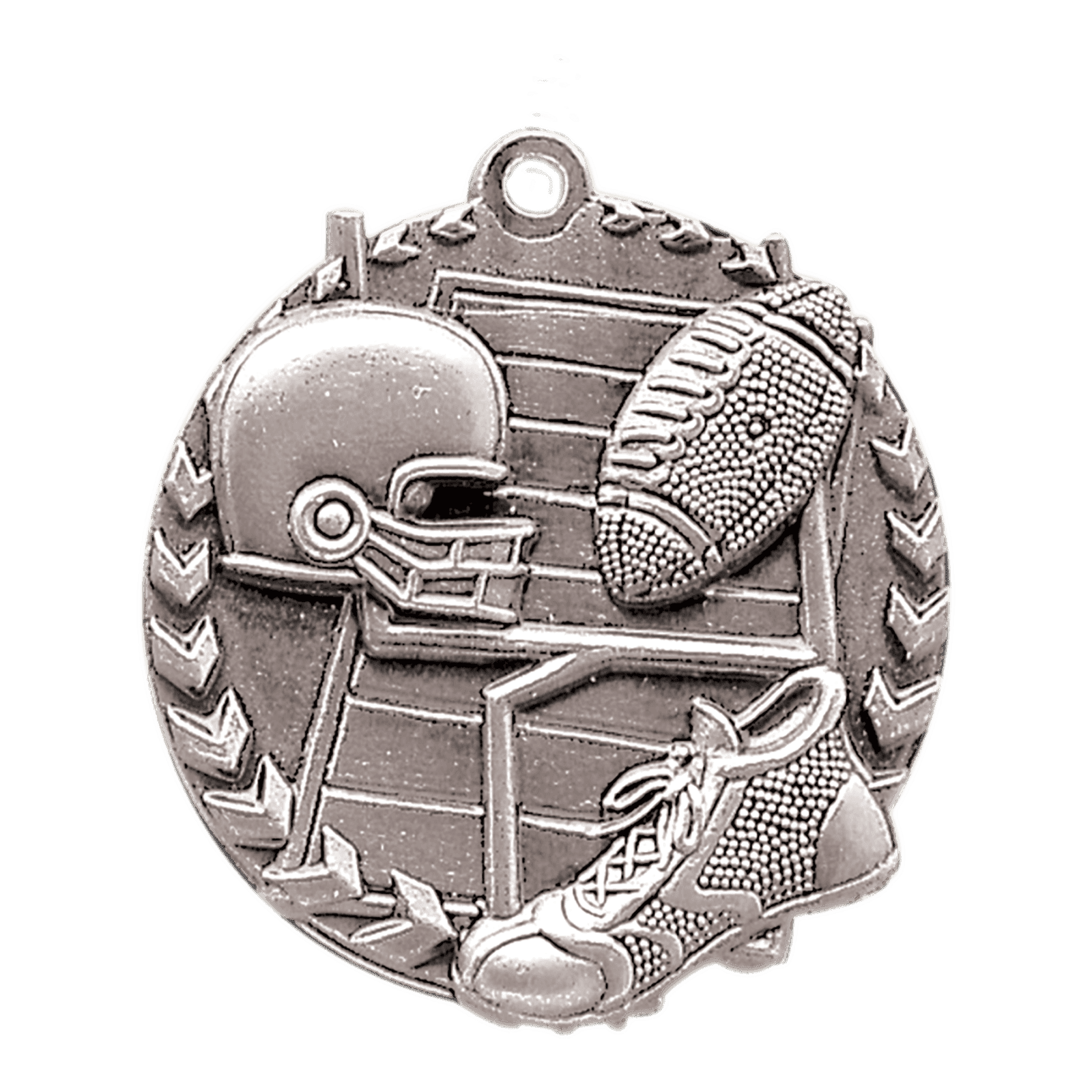 Football Millennium Medal-Silver