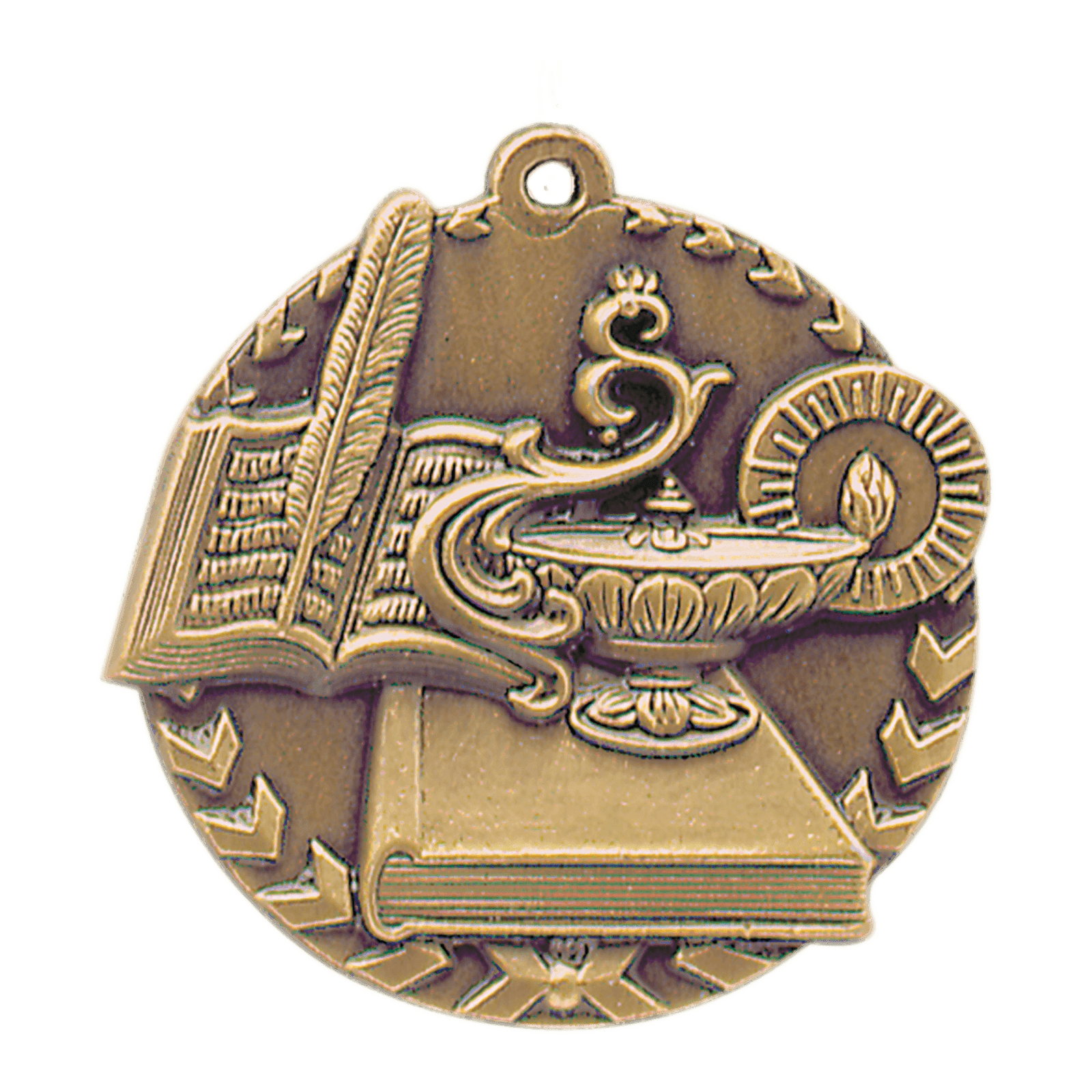 Lamp of Knowledge Millennium Medal-Gold