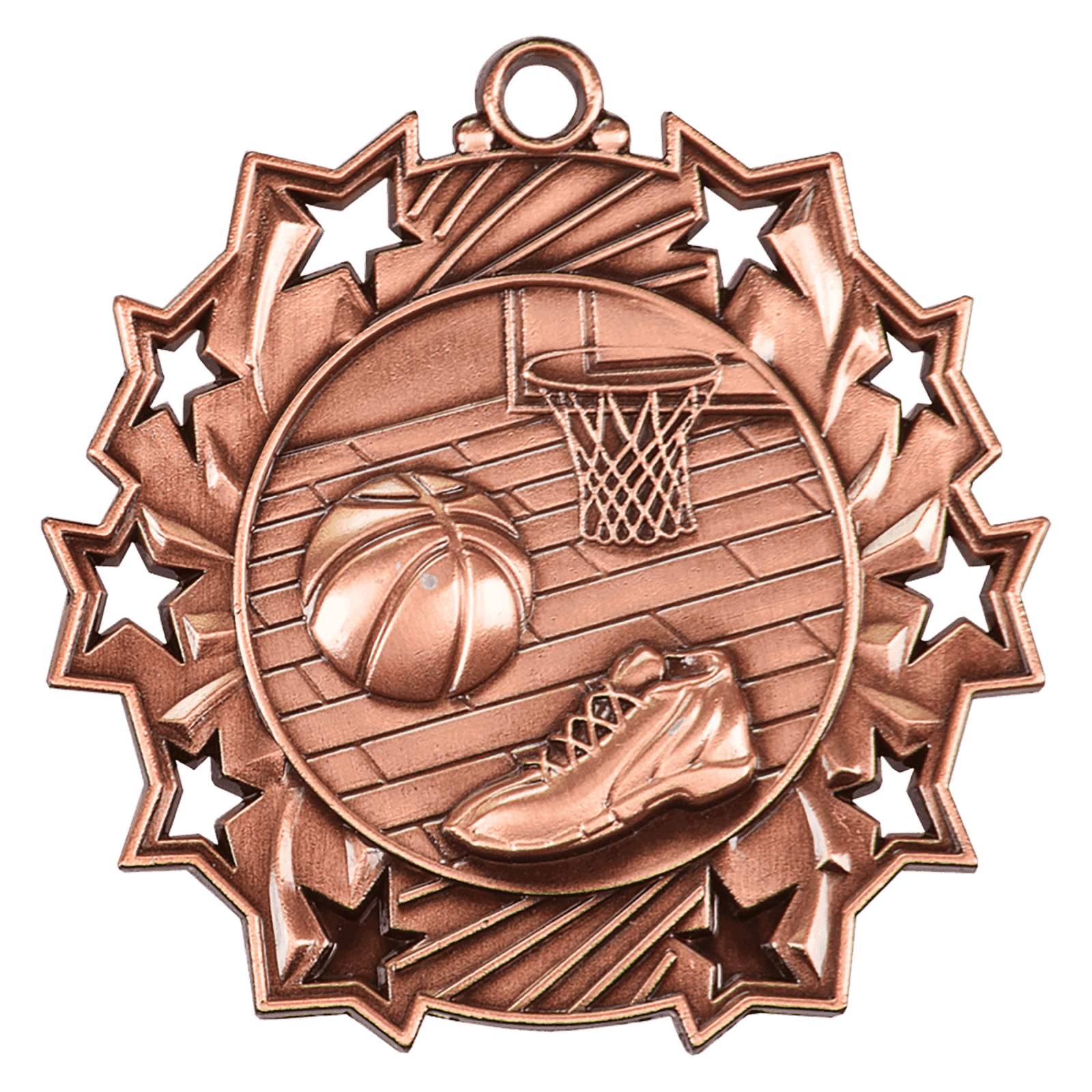Basketball Ten Star Medal-Bronze