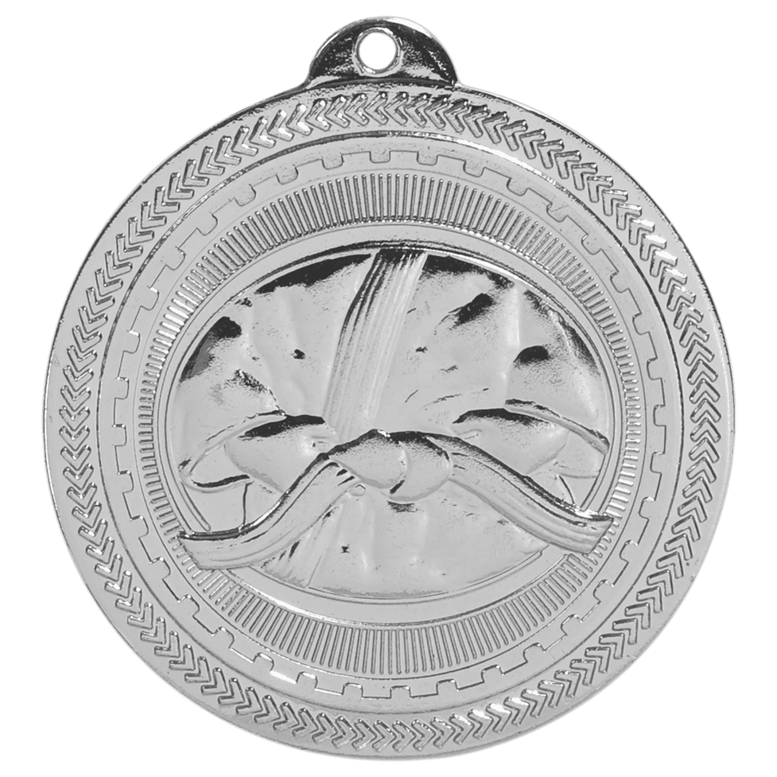 Martial Arts BriteLazer Medal-Silver
