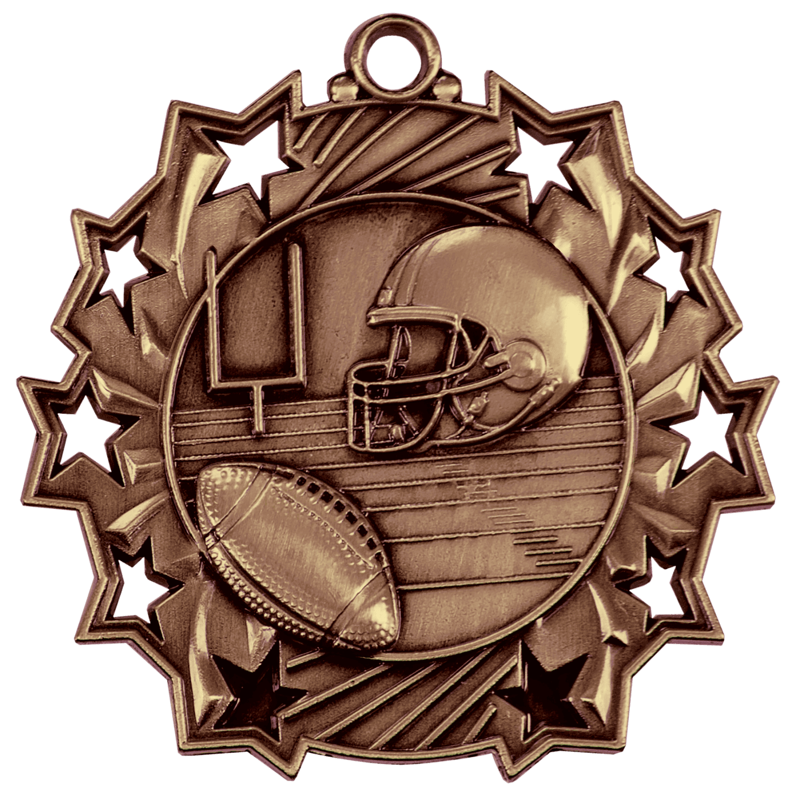Football Ten Star Medal-Bronze