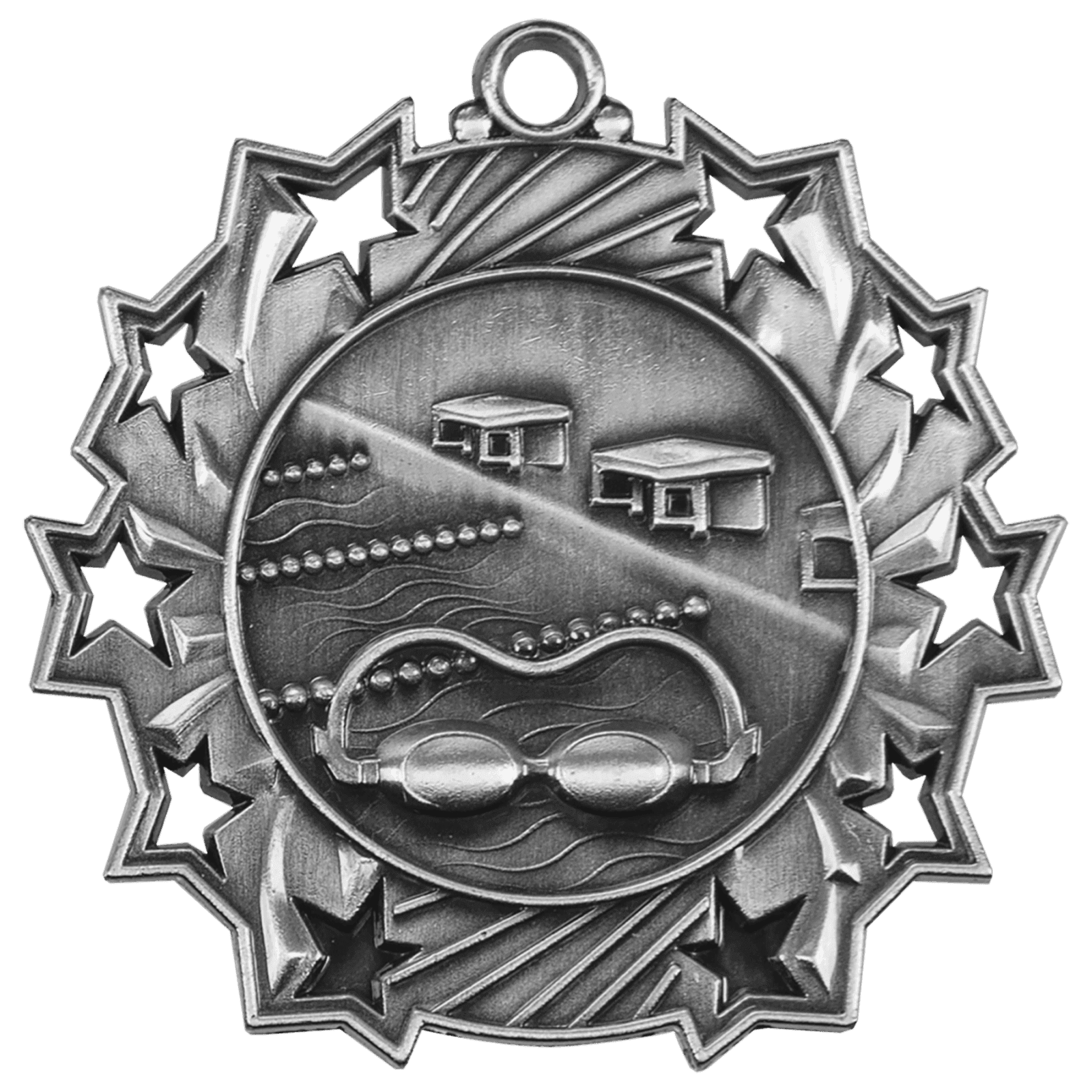 Swimming Ten Star Medal-Silver