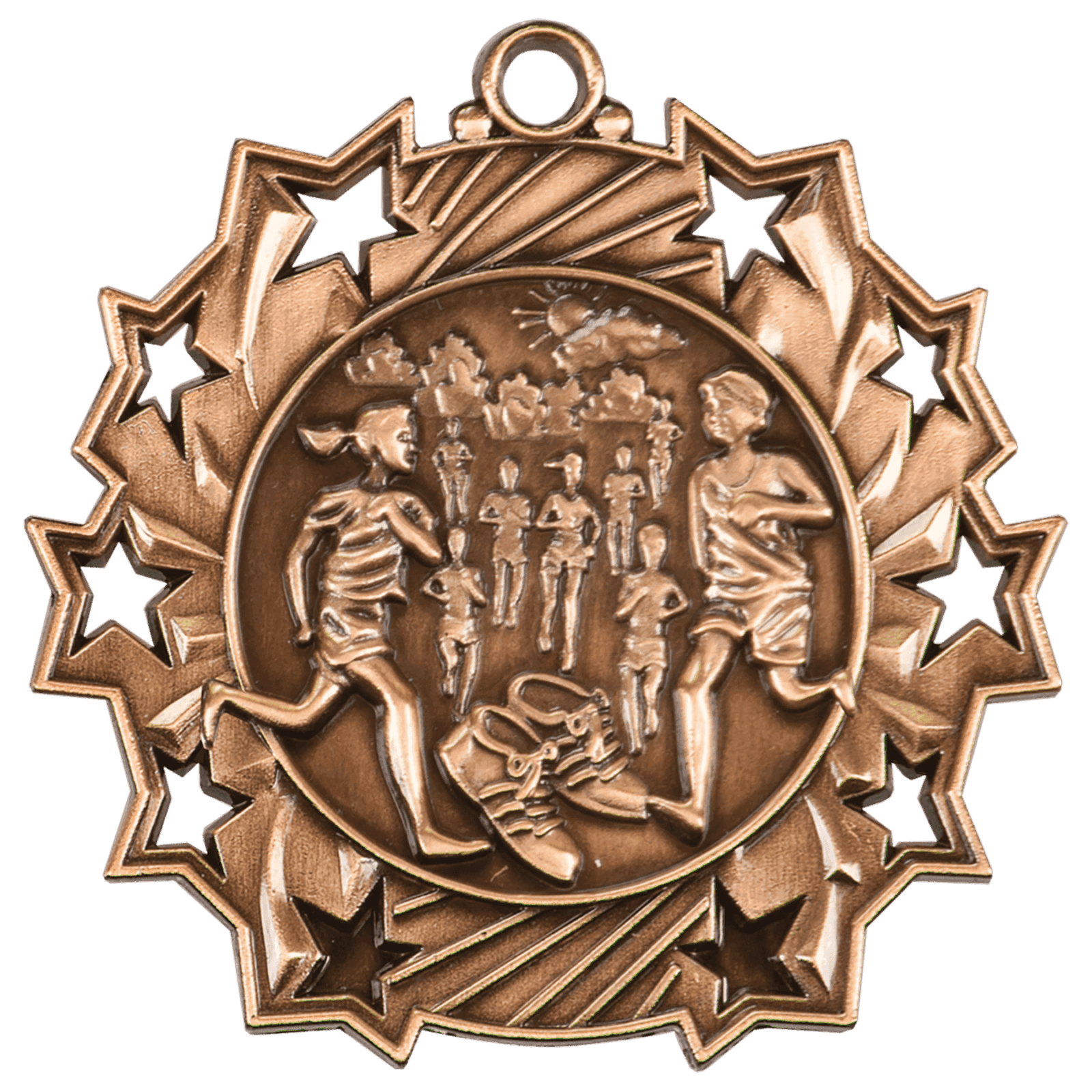 Cross Country Ten Star Medal-Bronze