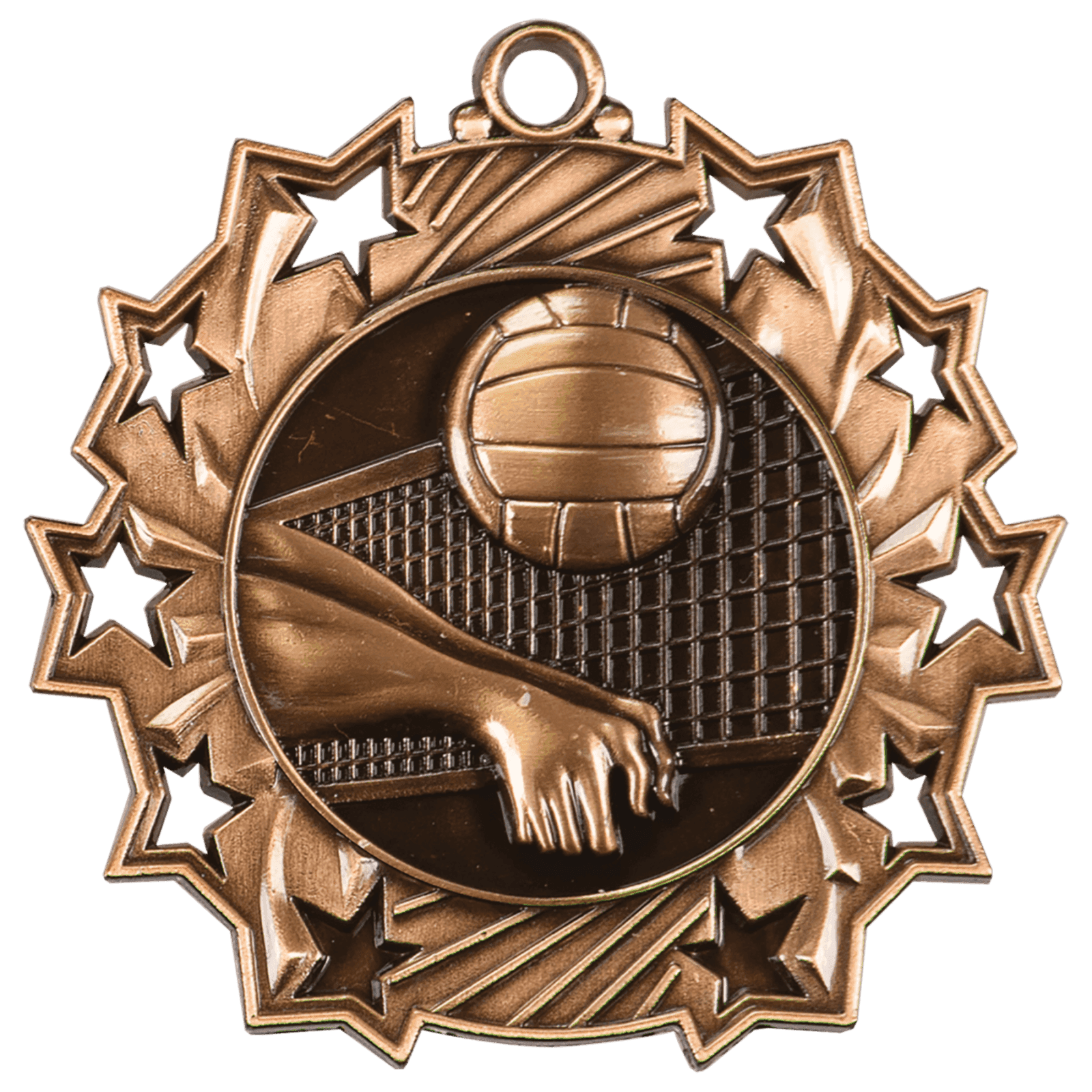 Volleyball Ten Star Medal-Bronze
