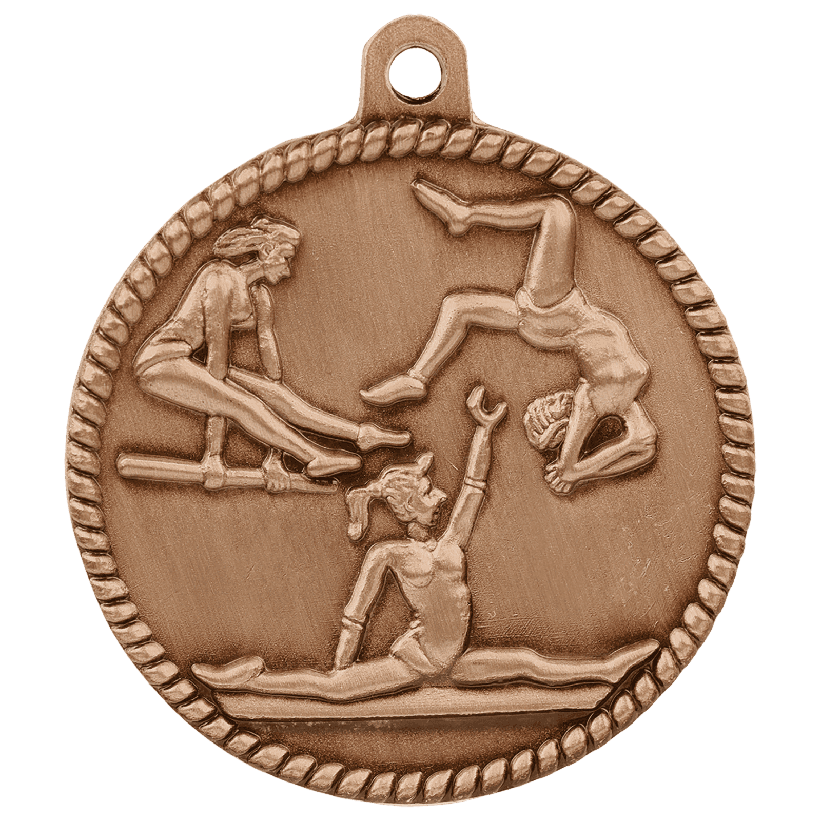 Female Gymnastics High Relief Medal-Bronze