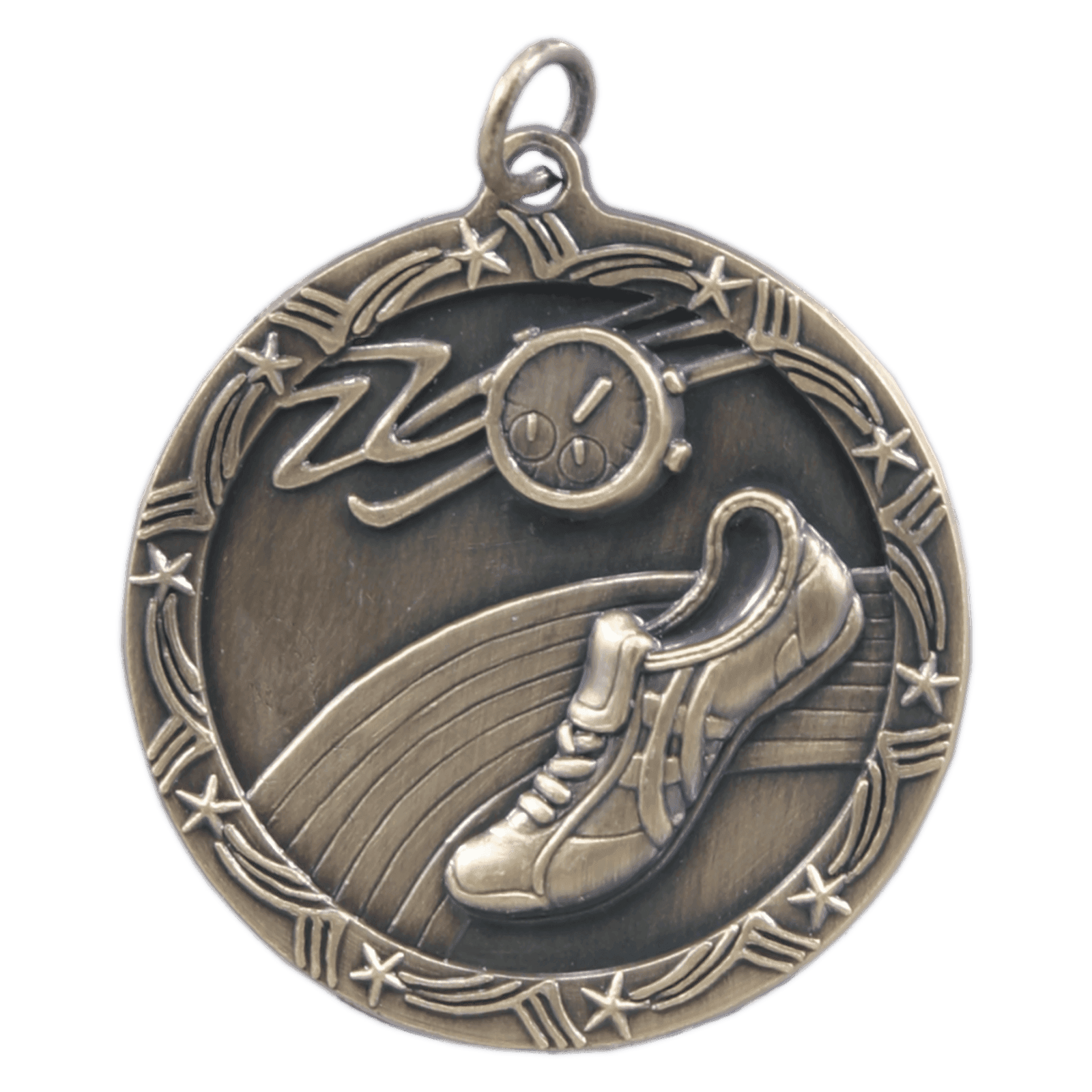 Track Shooting Star Medal-Gold