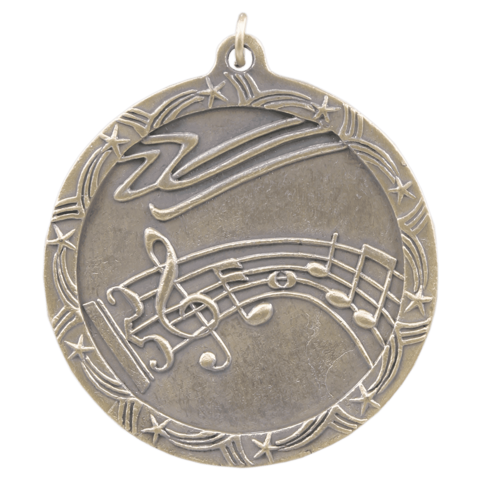 Music Shooting Star Medal-Gold