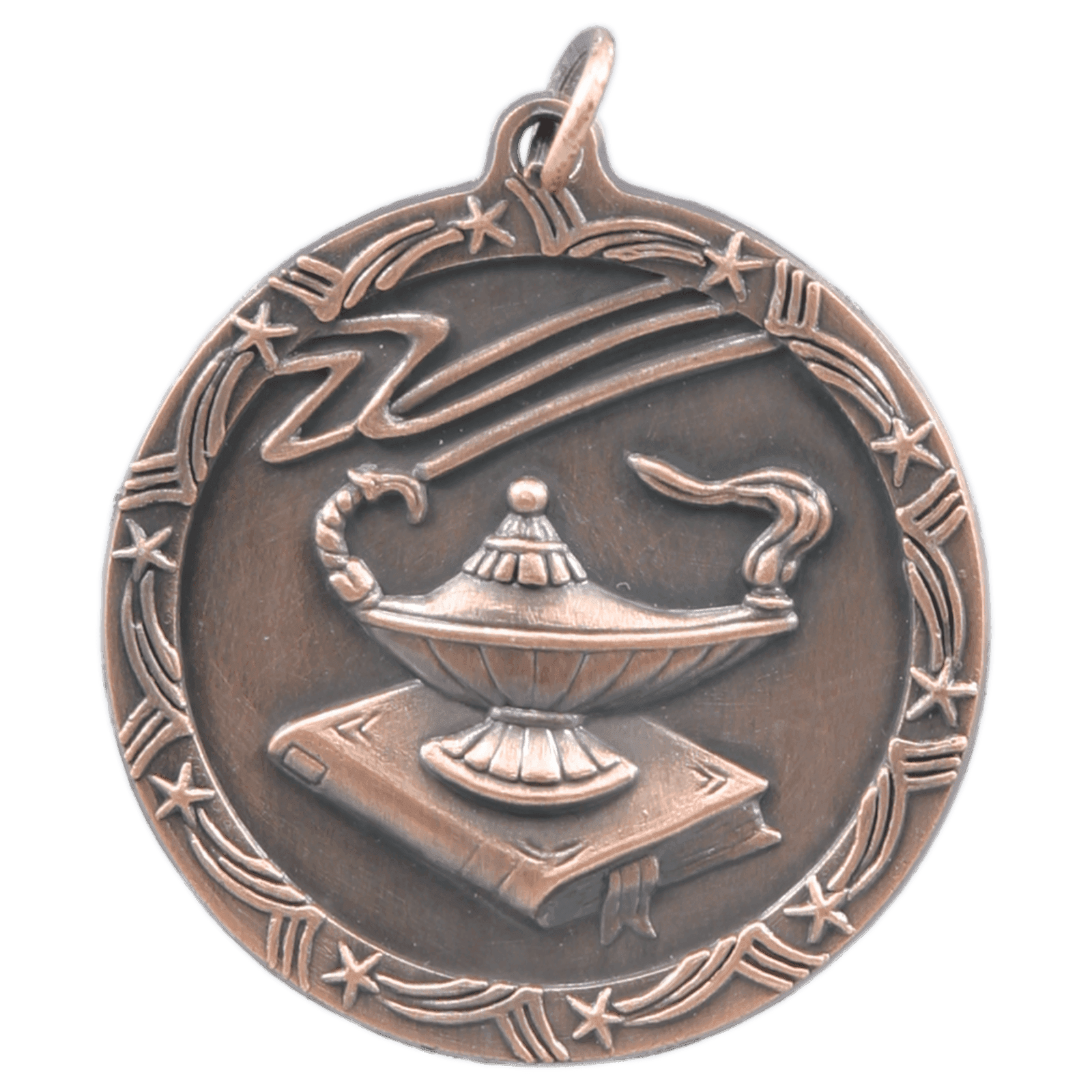 Lamp of Knowledge Shooting Star Medal-Bronze
