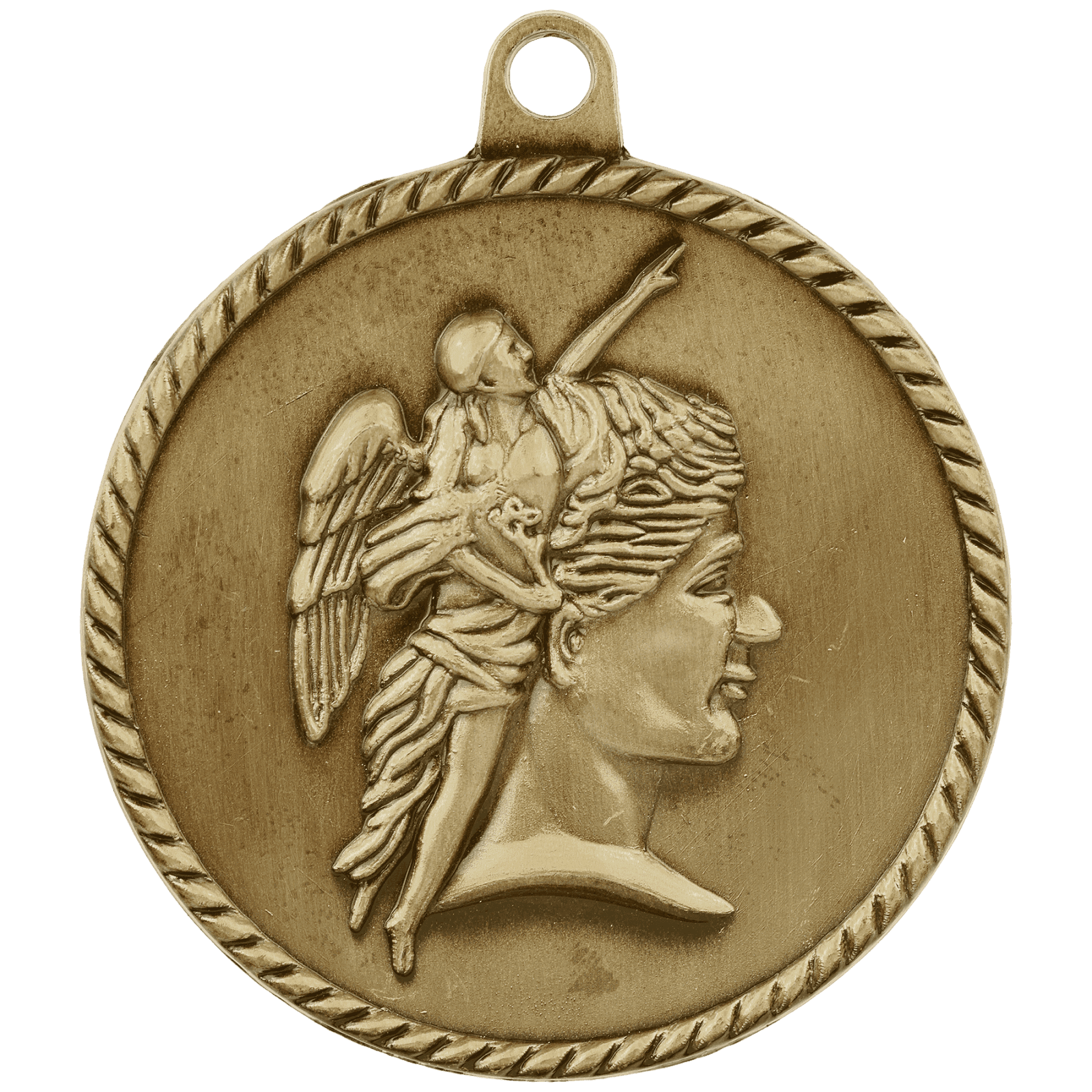 Achievemnt High Relief Medal-Gold