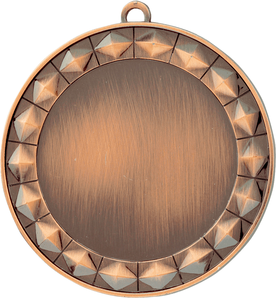 Diamond 2" Insert Holder Medal-Antique Bronze (Insert Not Included)