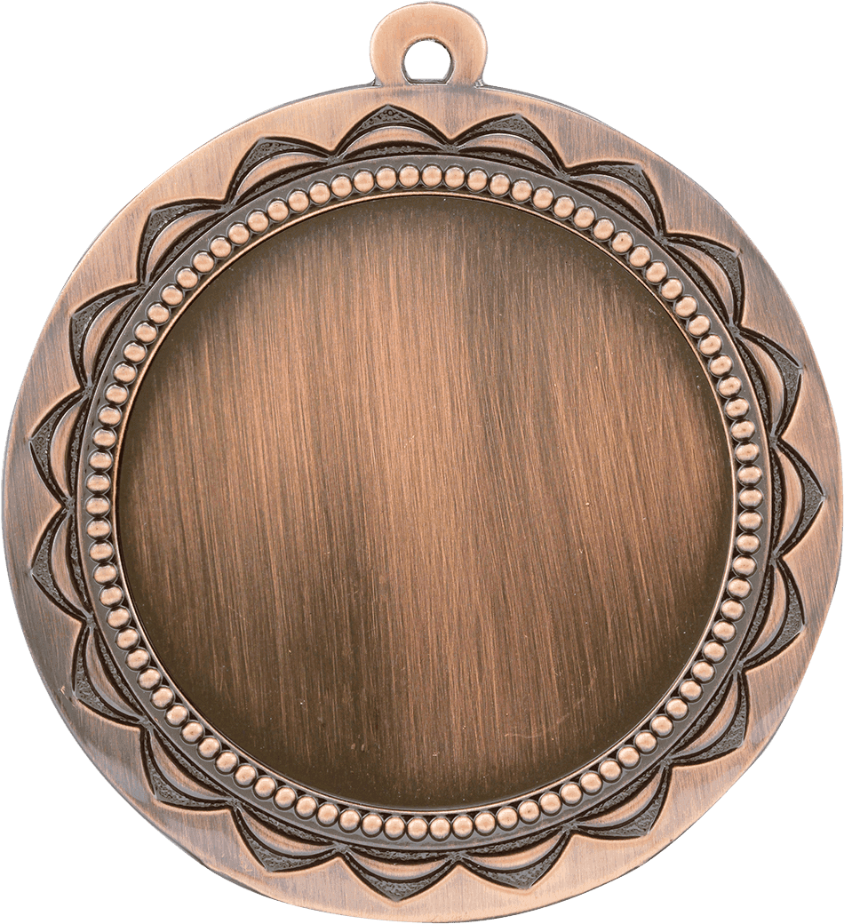 Sun 2" Insert Holder Medal-Antique Bronze (Insert Not Included)