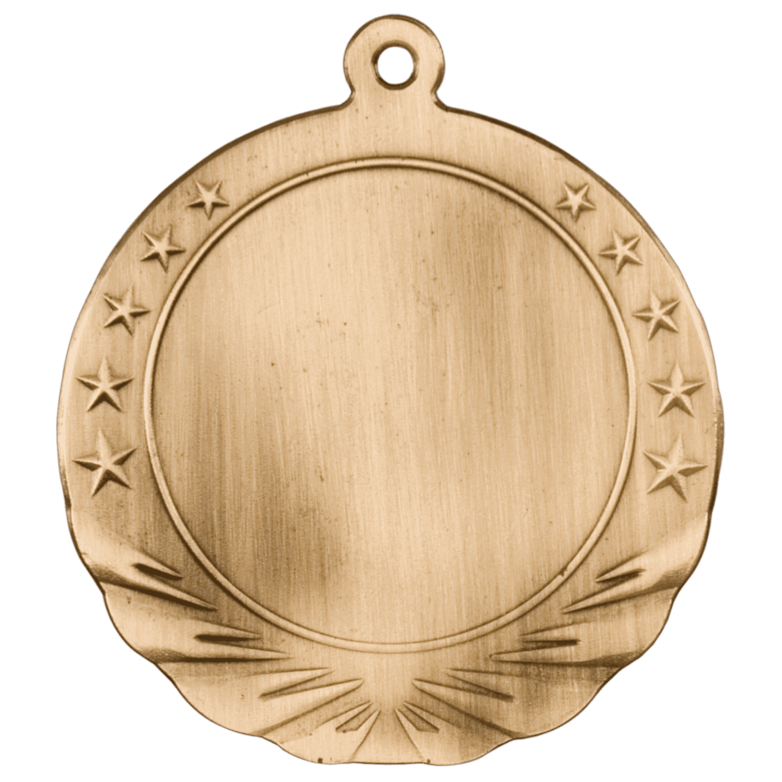 2" Insert Holder Medal-Antique Gold (Insert Not Included)