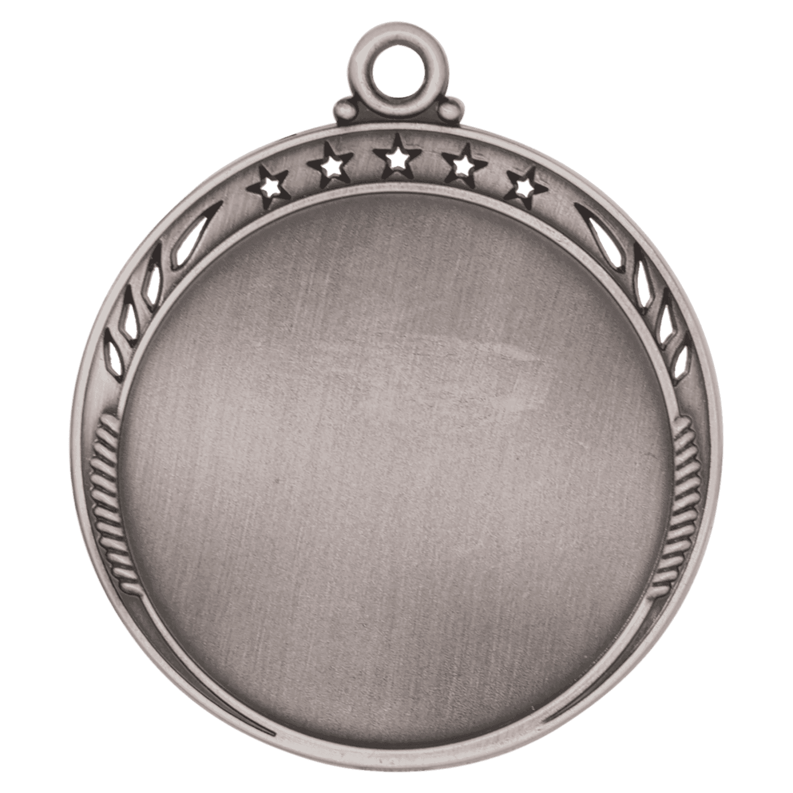 Galaxy 2" Insert Holder Medal-Antique Silver (Insert Not Included)