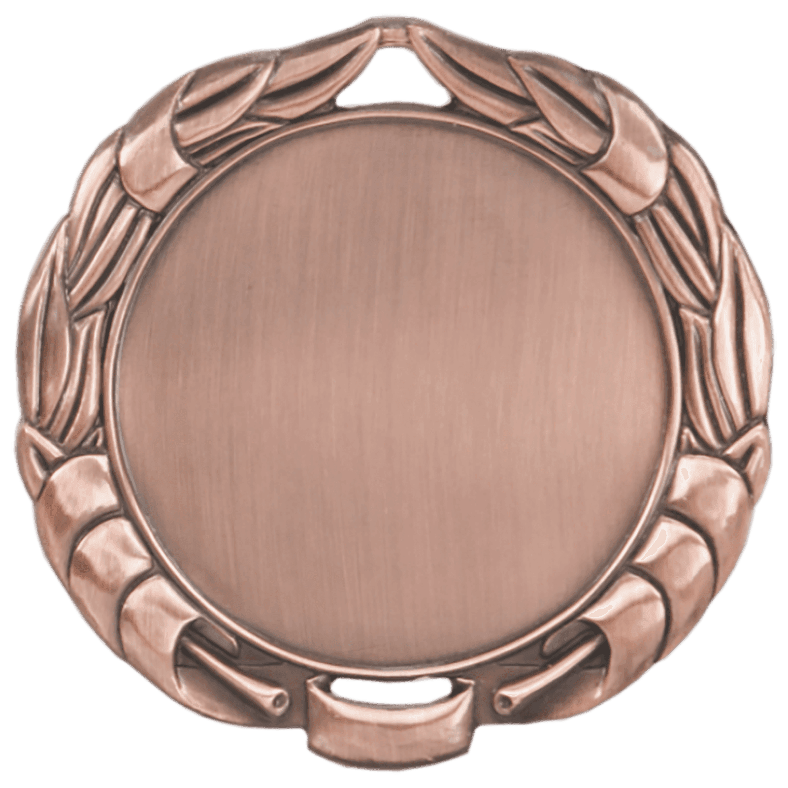 Wreath 2" Insert Holder Medal-Antique Bronze (Insert Not Included)
