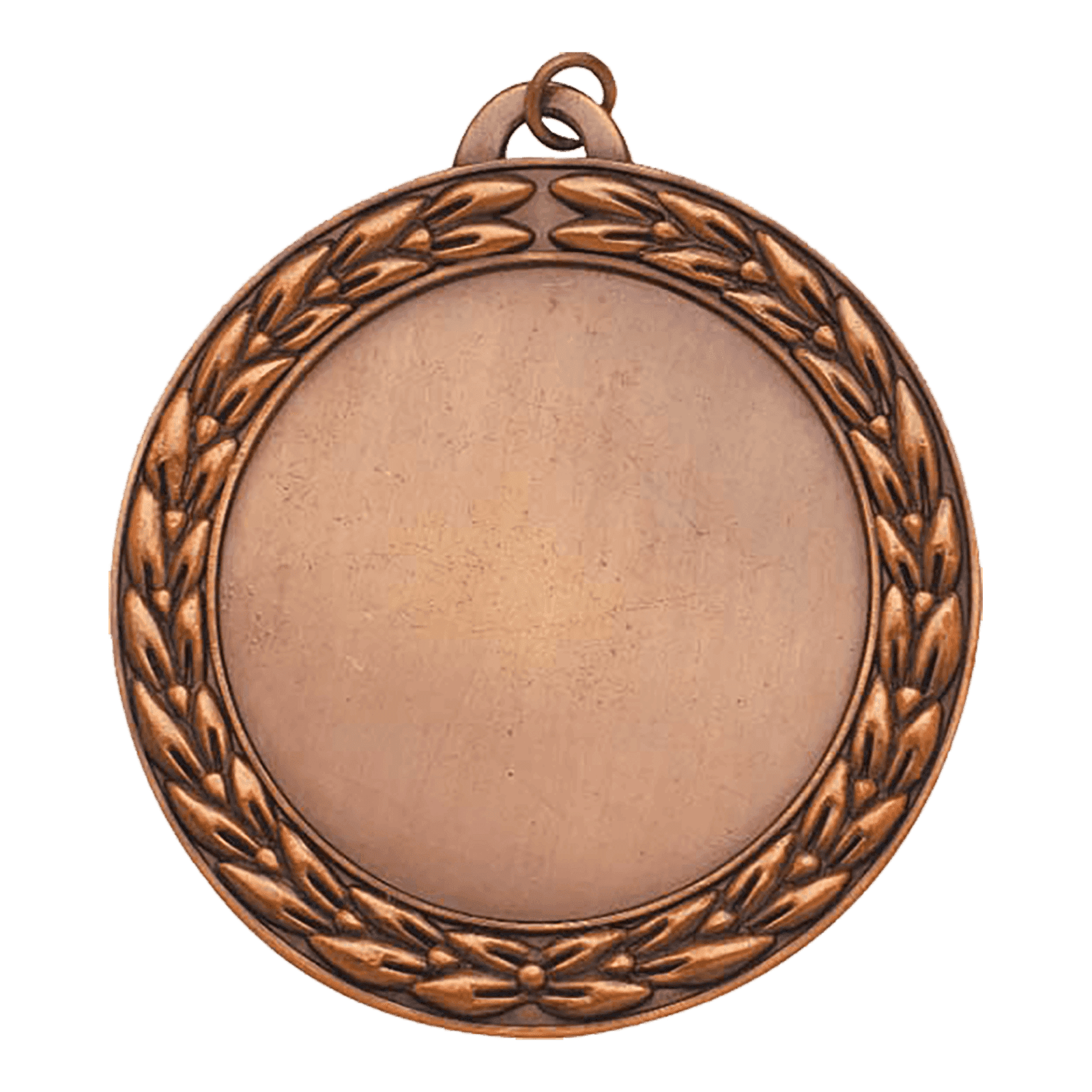 Wreath 2" Insert Holder Medal-Antique Bronze (Insert Not Included)