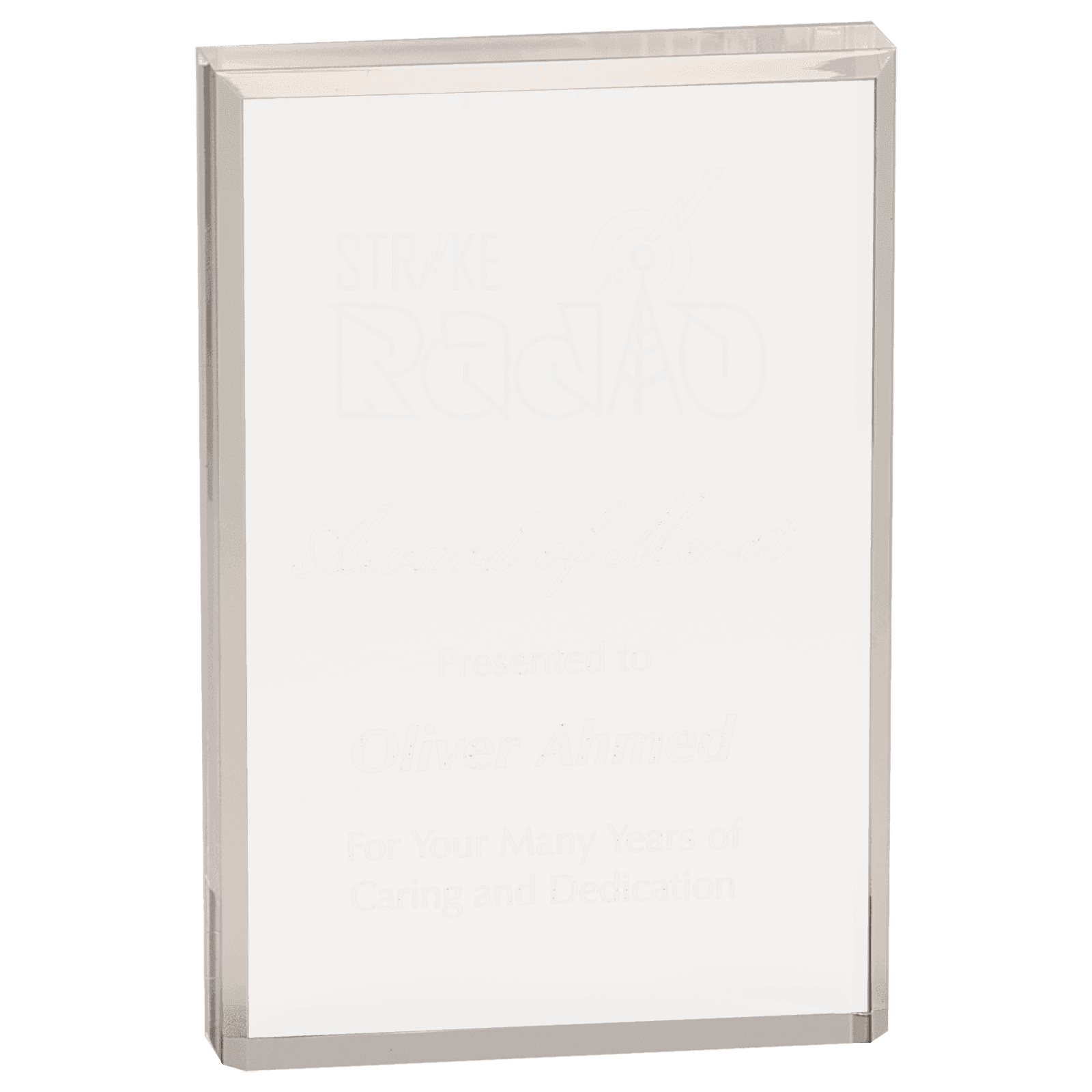 4" x 6" Clear Rectangle Acrylic
