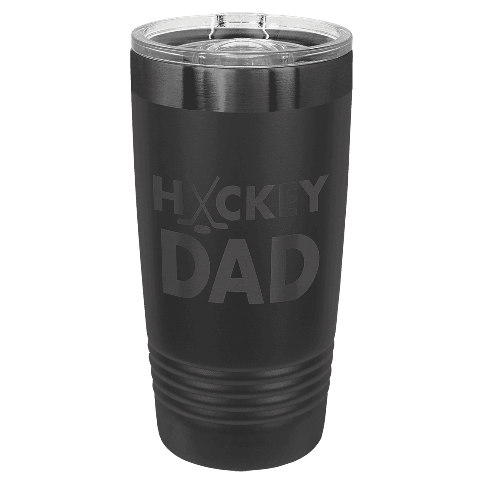 Polar Camel 20 oz. Black/Ghost Black ION-Plated Ringneck Tumbler with Slider Lid