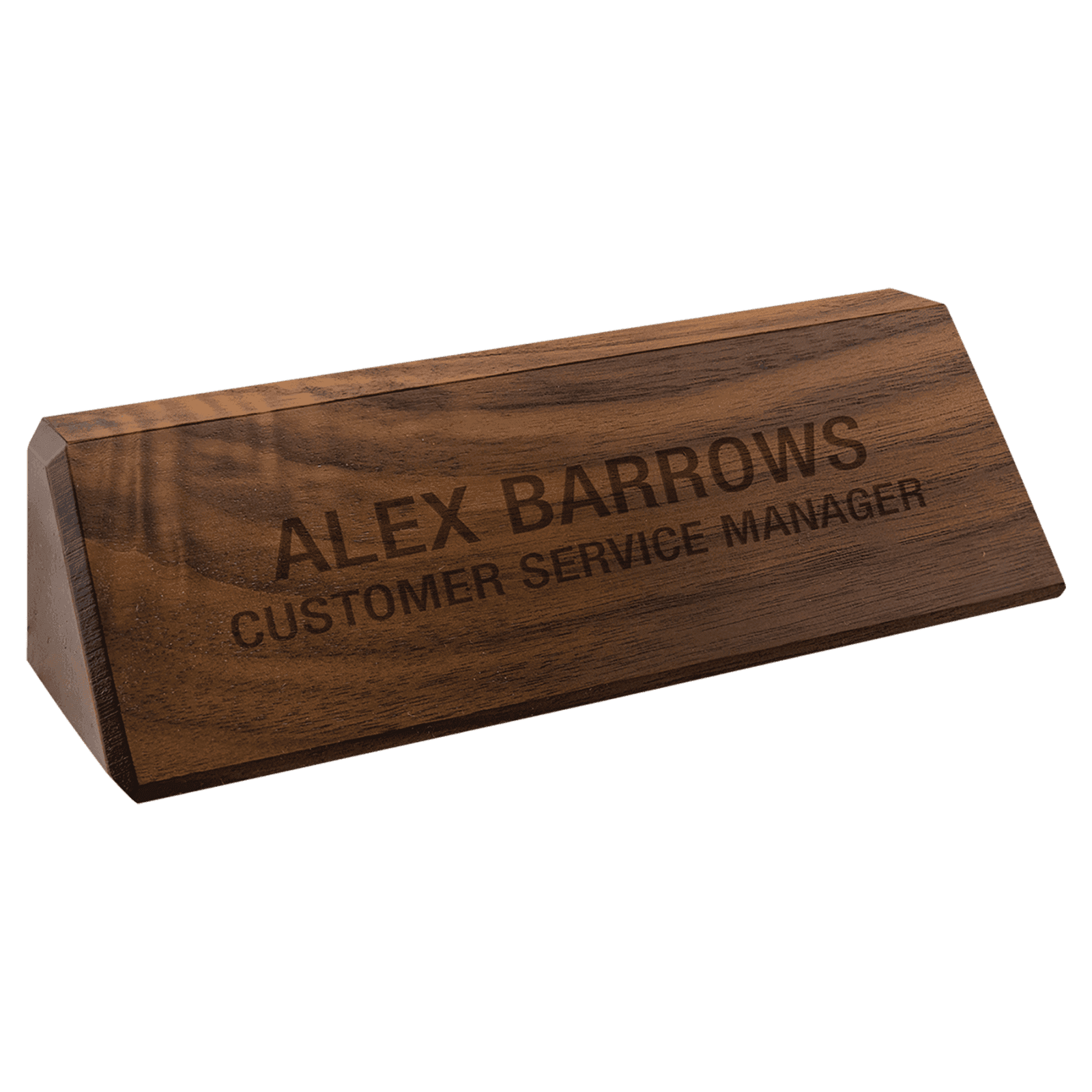 Genuine Walnut Desk Wedge