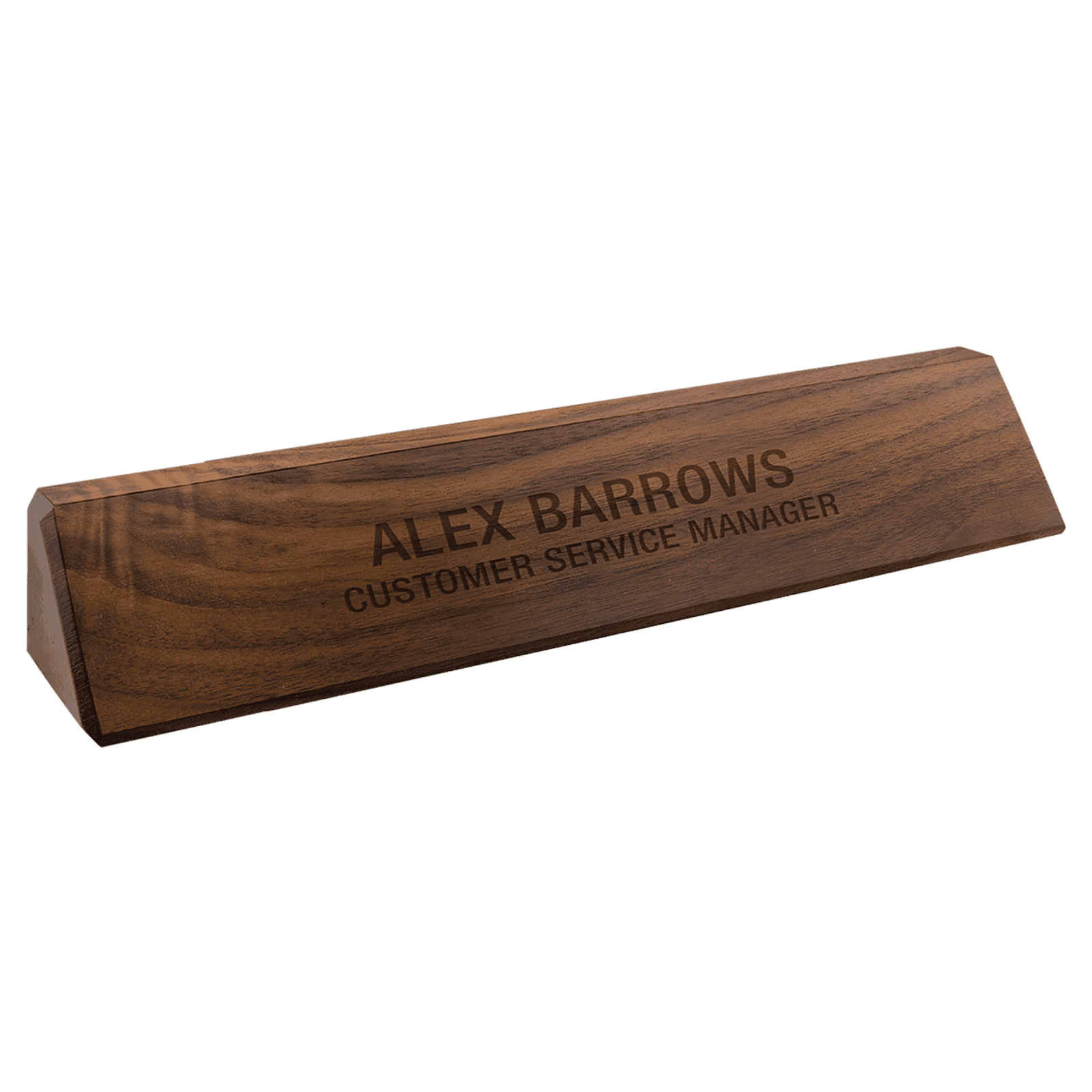 Genuine Walnut Desk Wedge