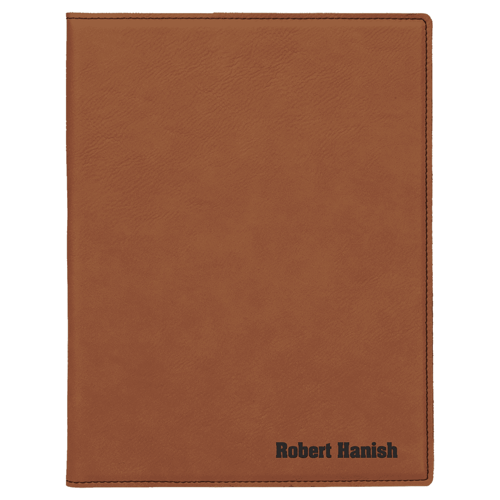 Rawhide Small Leatherette Portfolio with Notepad