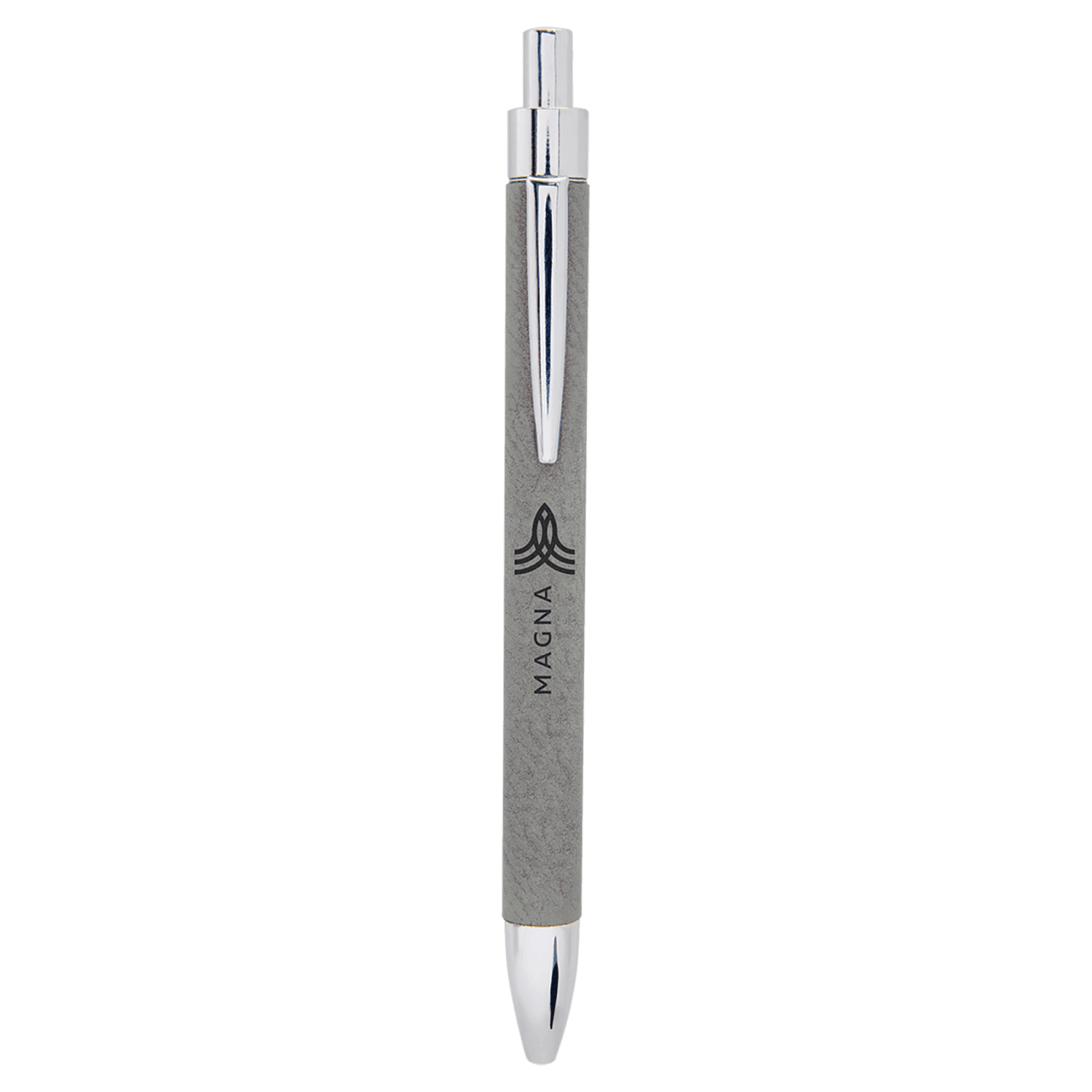Gray Leatherette Pen