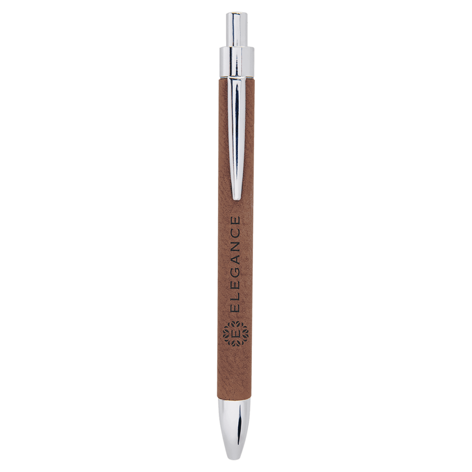Dark Brown Leatherette Pen