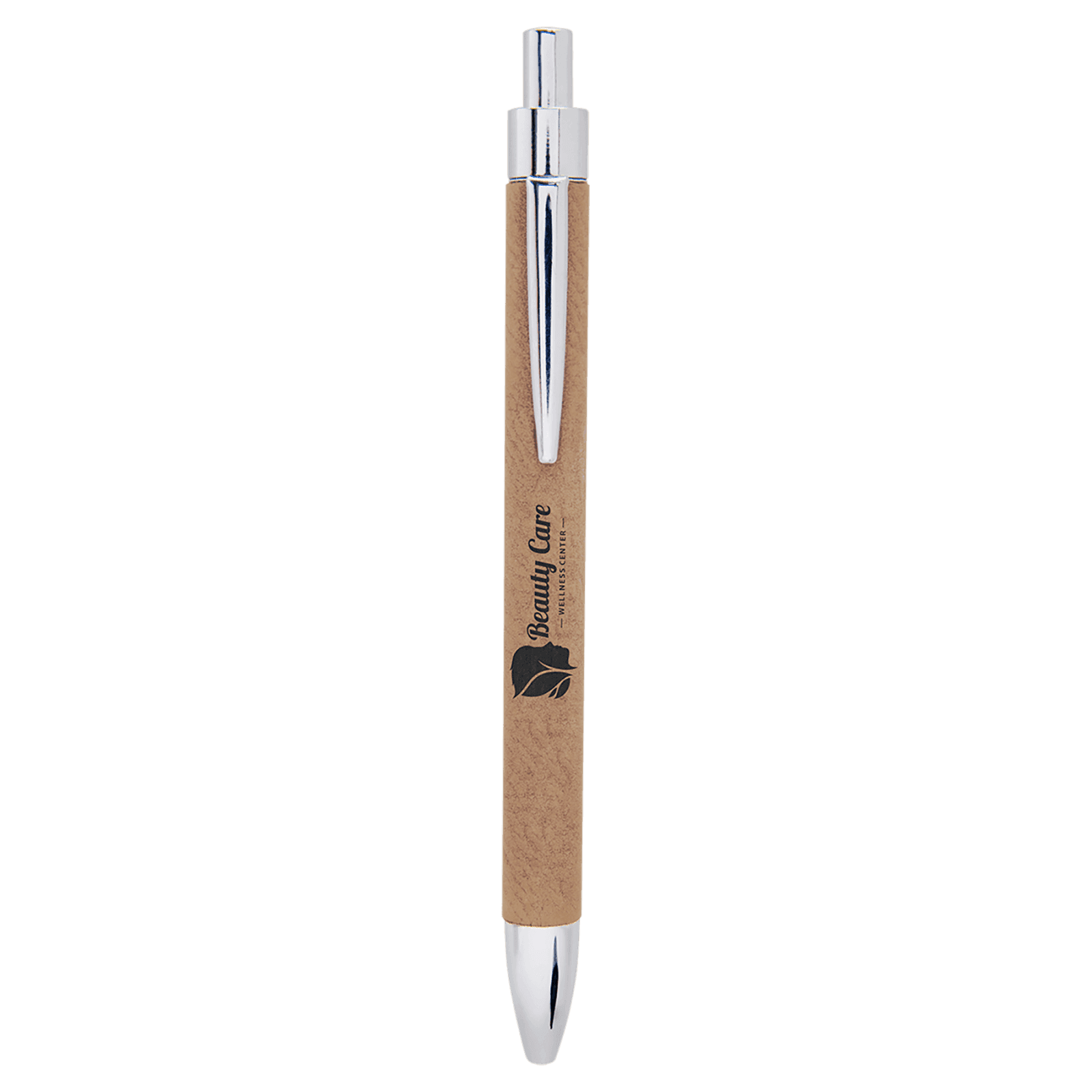 Light Brown Leatherette Pen