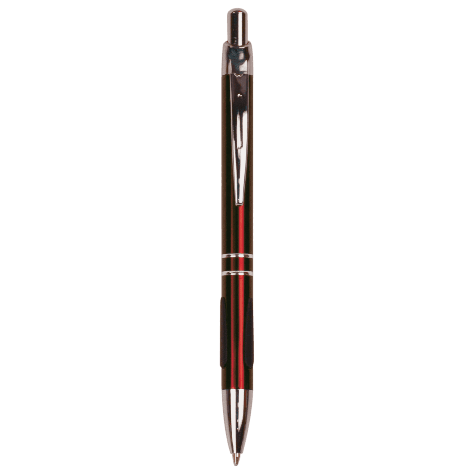 Gloss Burgundy Ballpoint Pen with Gripper