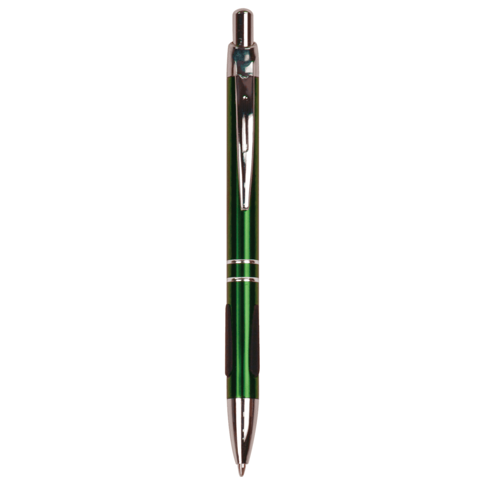 Gloss Green Ballpoint Pen with Gripper
