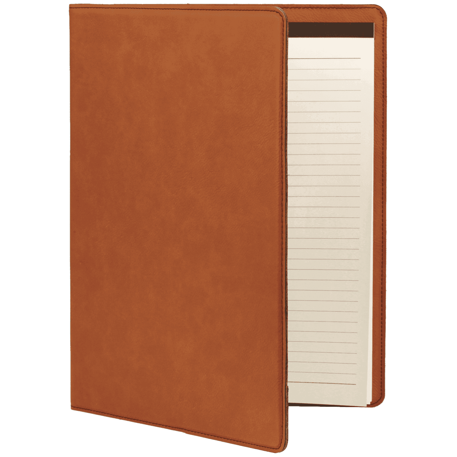 Rawhide Leatherette Portfolio with Notepad