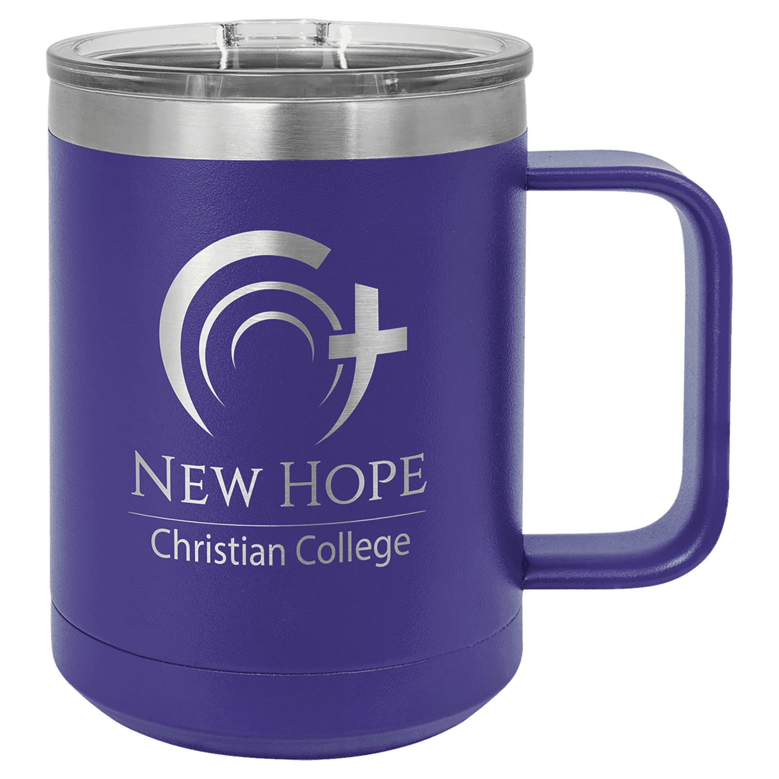 Purple 15 oz. Polar Camel Coffee Mug with Slider Lid