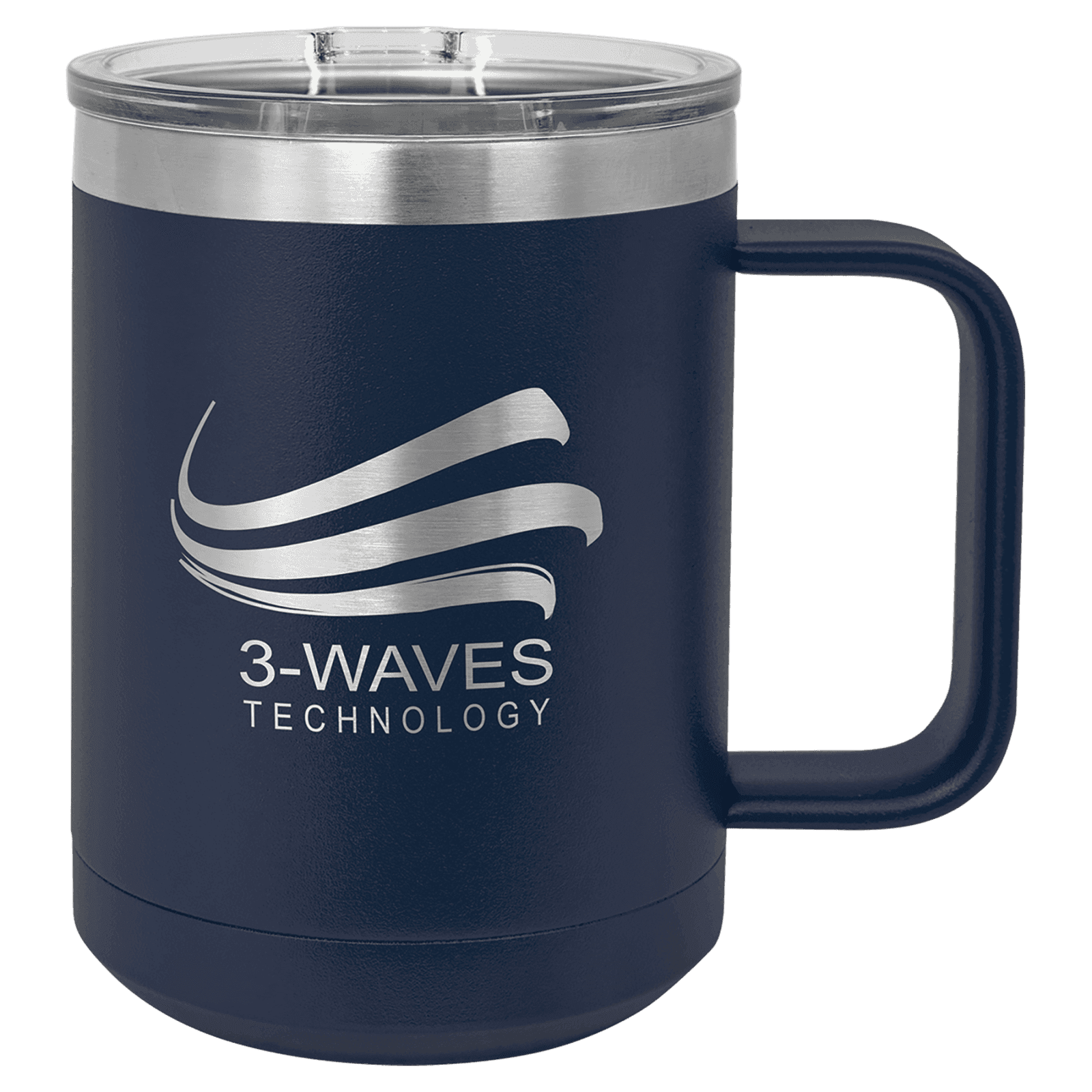 Navy Blue 15 oz. Polar Camel Coffee Mug with Slider Lid