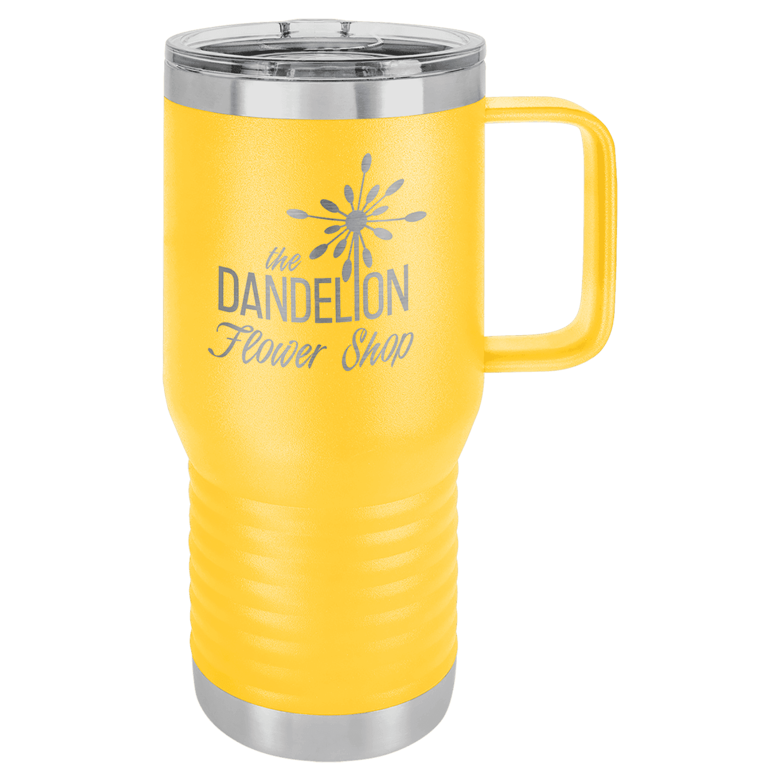 Yellow Polar Camel 20 oz. Vacuum Insulated Travel Mug with Slider Lid