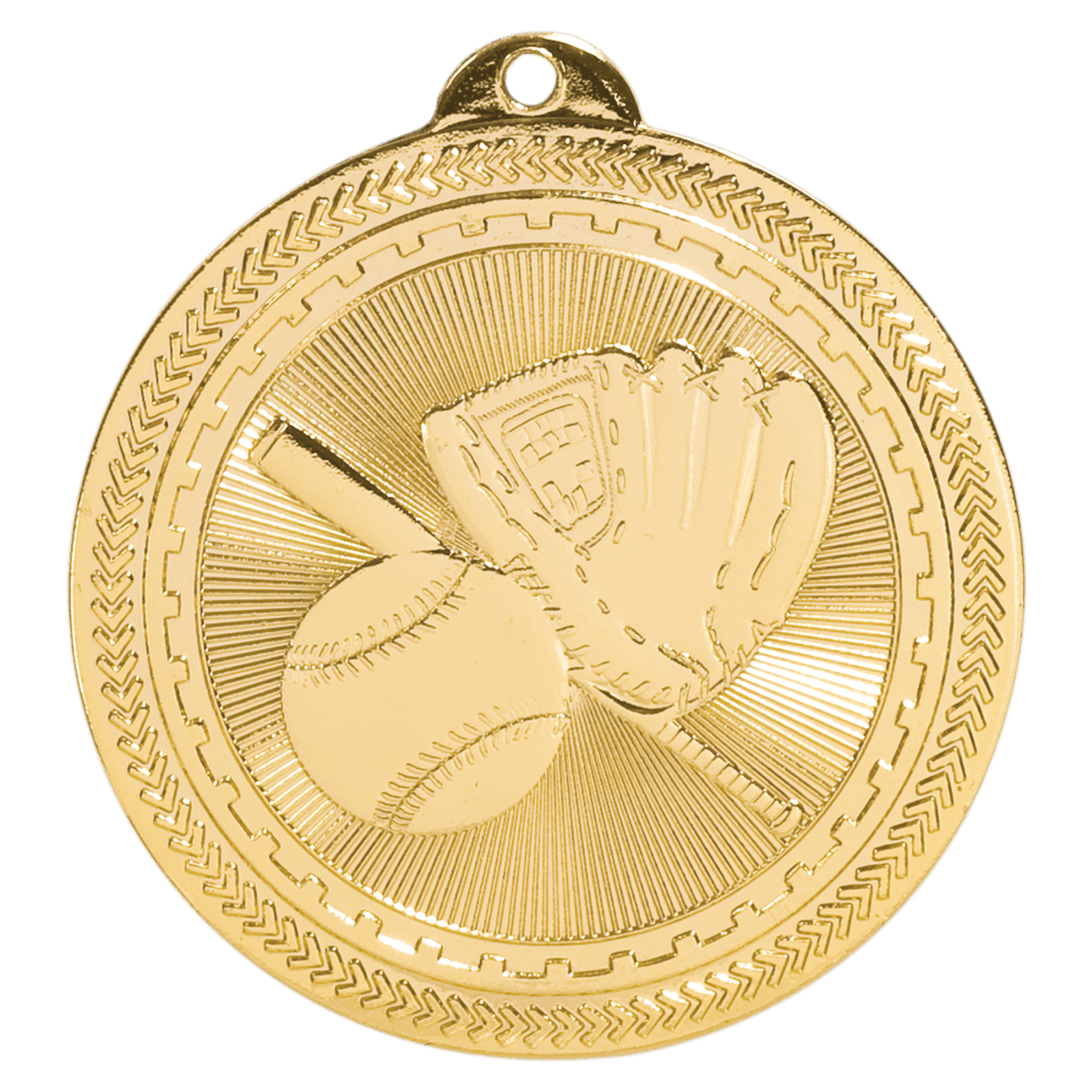 Baseball/Softball BriteLazer Medal-Gold